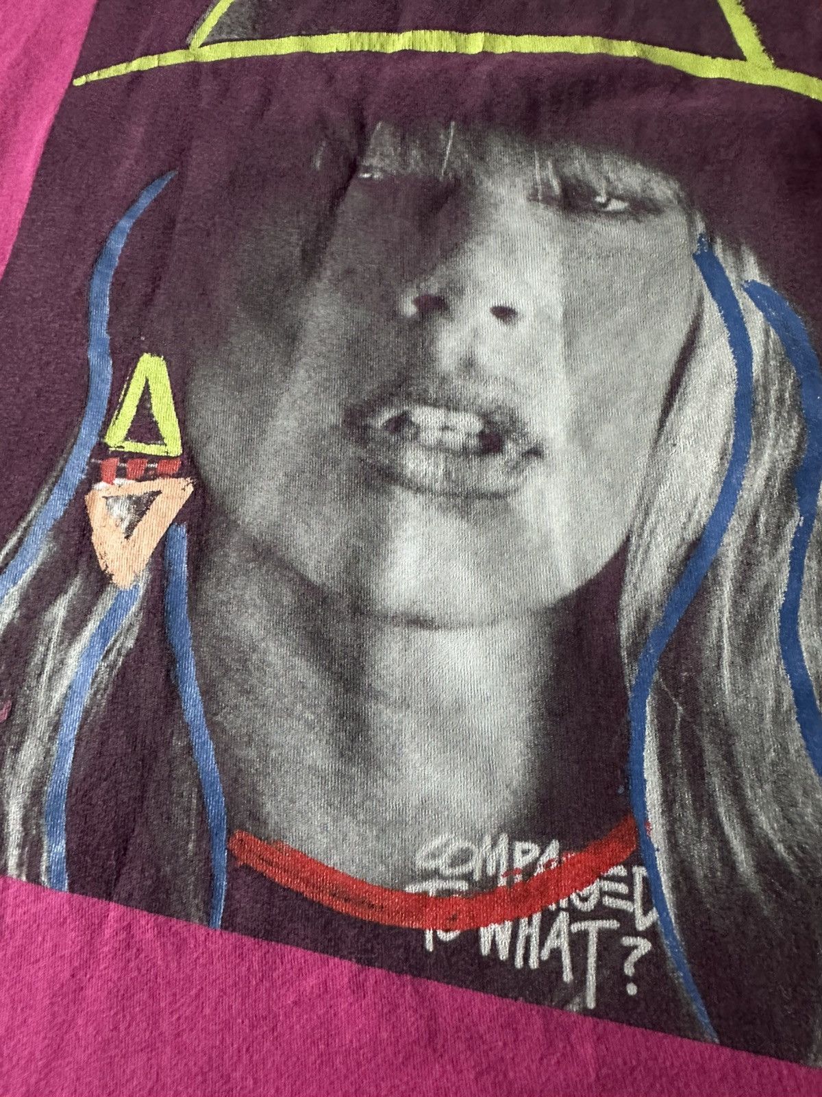Stussy × Vintage Vintage Stussy Laura Chapter “Compared to what?” T-Shirt Size US M / EU 48-50 / 2 - 7 Thumbnail