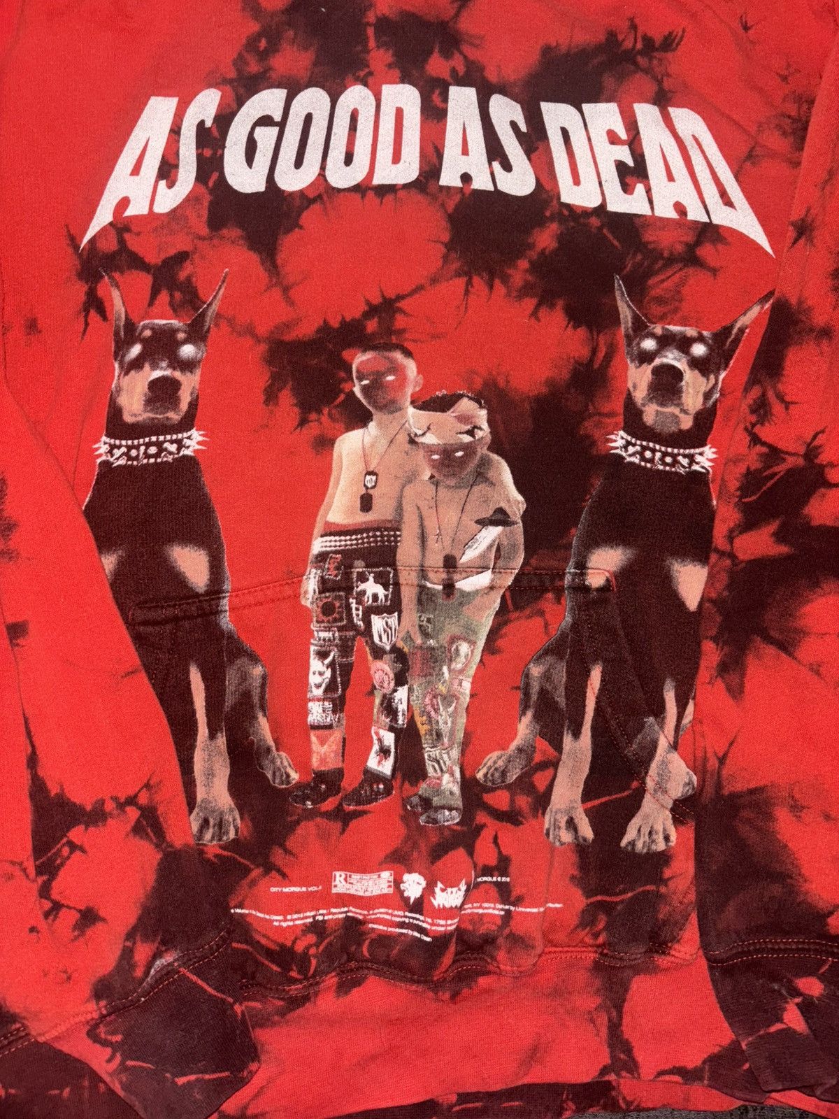 City Morgue City Morgue Volume II Red TieDye“As Good As Dead” Size Small Size US S / EU 44-46 / 1 - 2 Thumbnail