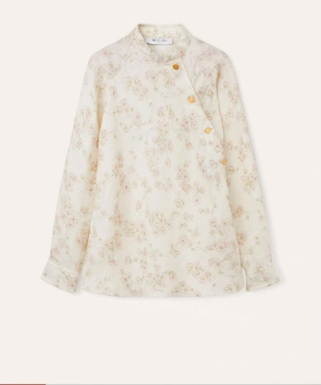 Loro Piana Loro Piana Linen Printed Shirt Size S / US 4 / IT 40 - 1 Thumbnail