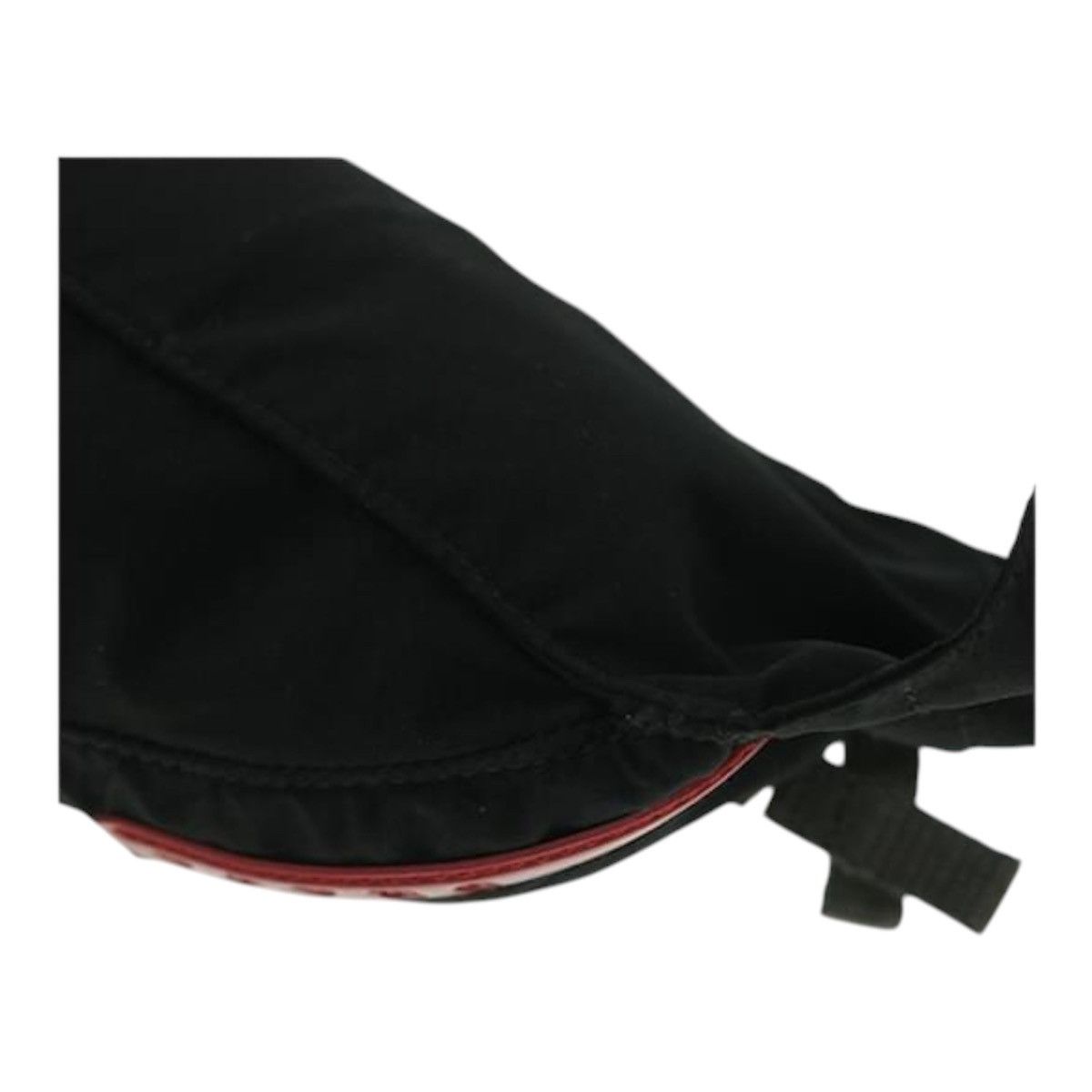 Prada PRADA Sports Waist Bag Nylon Black Red Size ONE SIZE - 6 Thumbnail