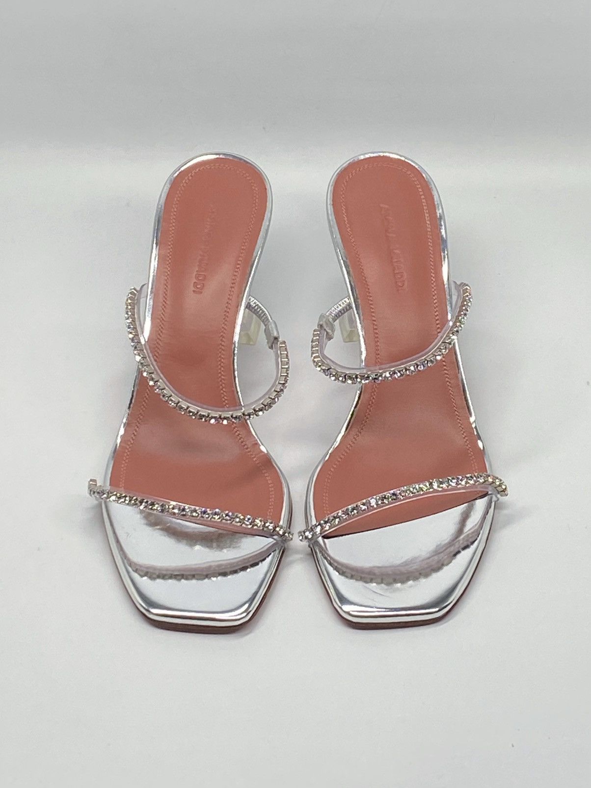 Amina Muaddi Amina Muaddi Gilda embellished PVC mules size 36.5 Size US 6.5 / IT 36.5 - 3 Thumbnail