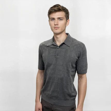Burberry o1w1db10326 Polo Shirt in Dark Grey Size US XXL / EU 58 / 5 - 2 Thumbnail