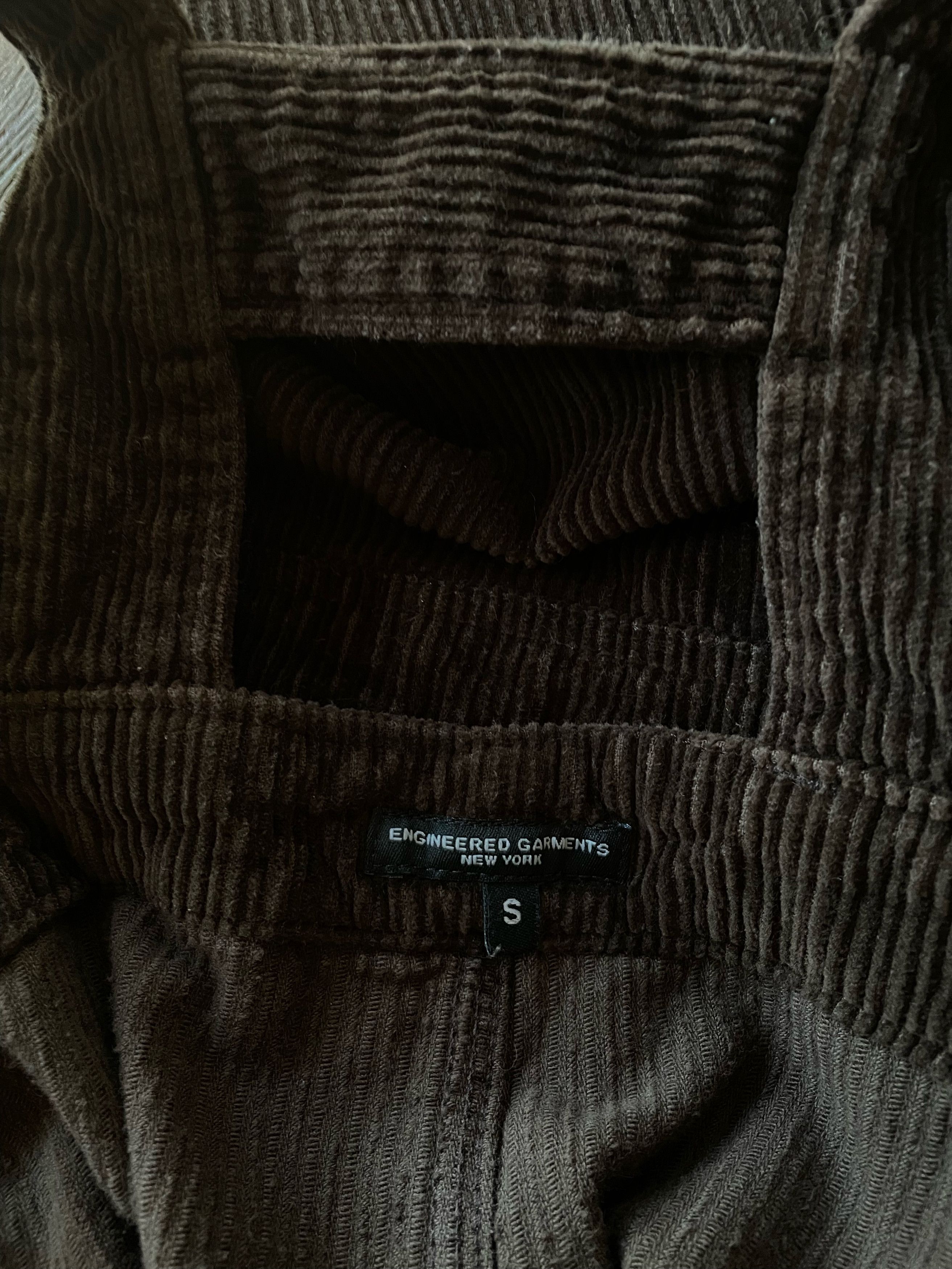 Engineered Garments Brown 8 Wale Cotton Corduroy Waders / Overalls, FW21 Size US 32 / EU 48 - 6 Thumbnail