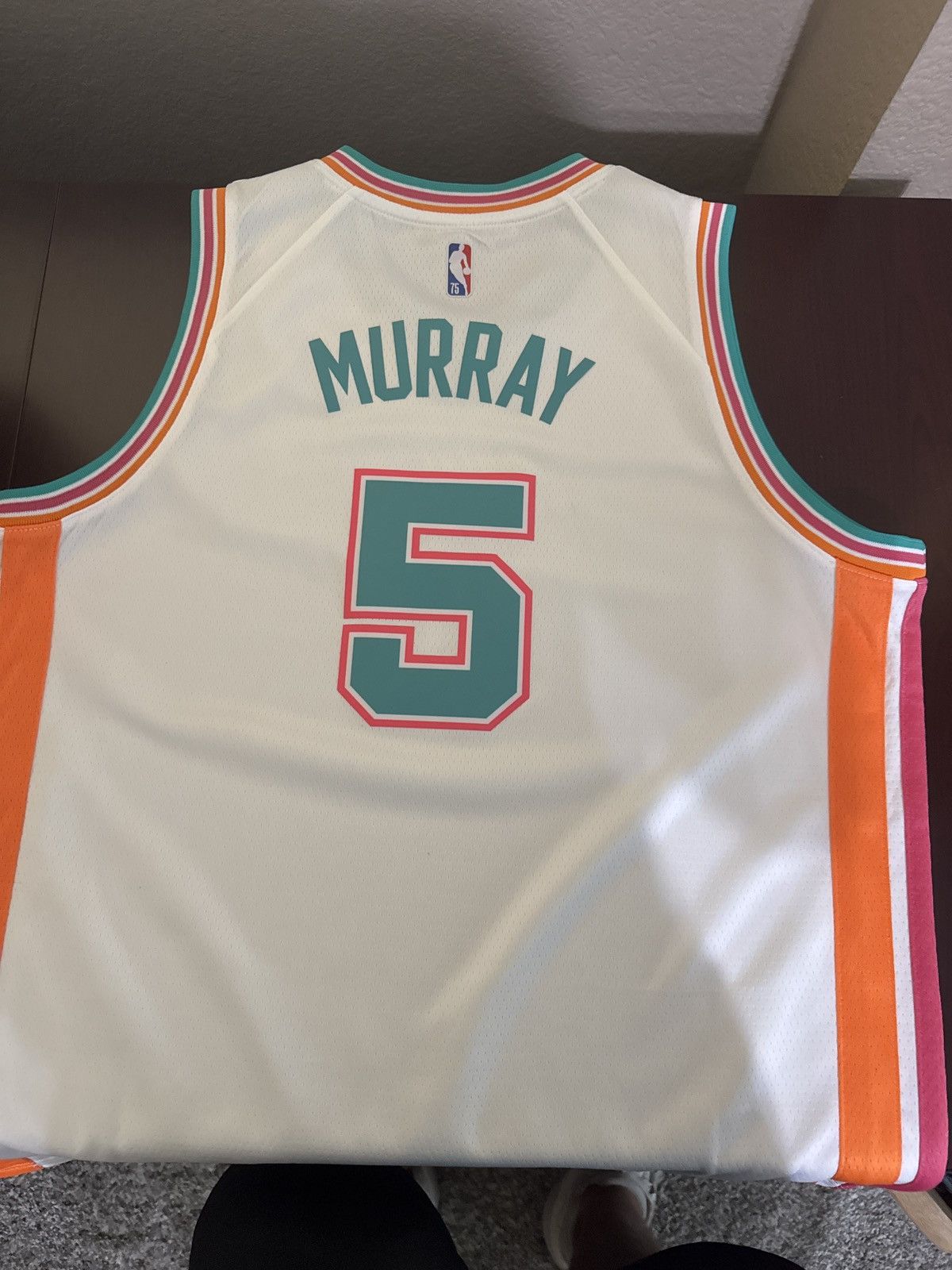 NBA × Nike Spurs Dejounte Murray Jersey Size US XL / EU 56 / 4 - 2 Thumbnail