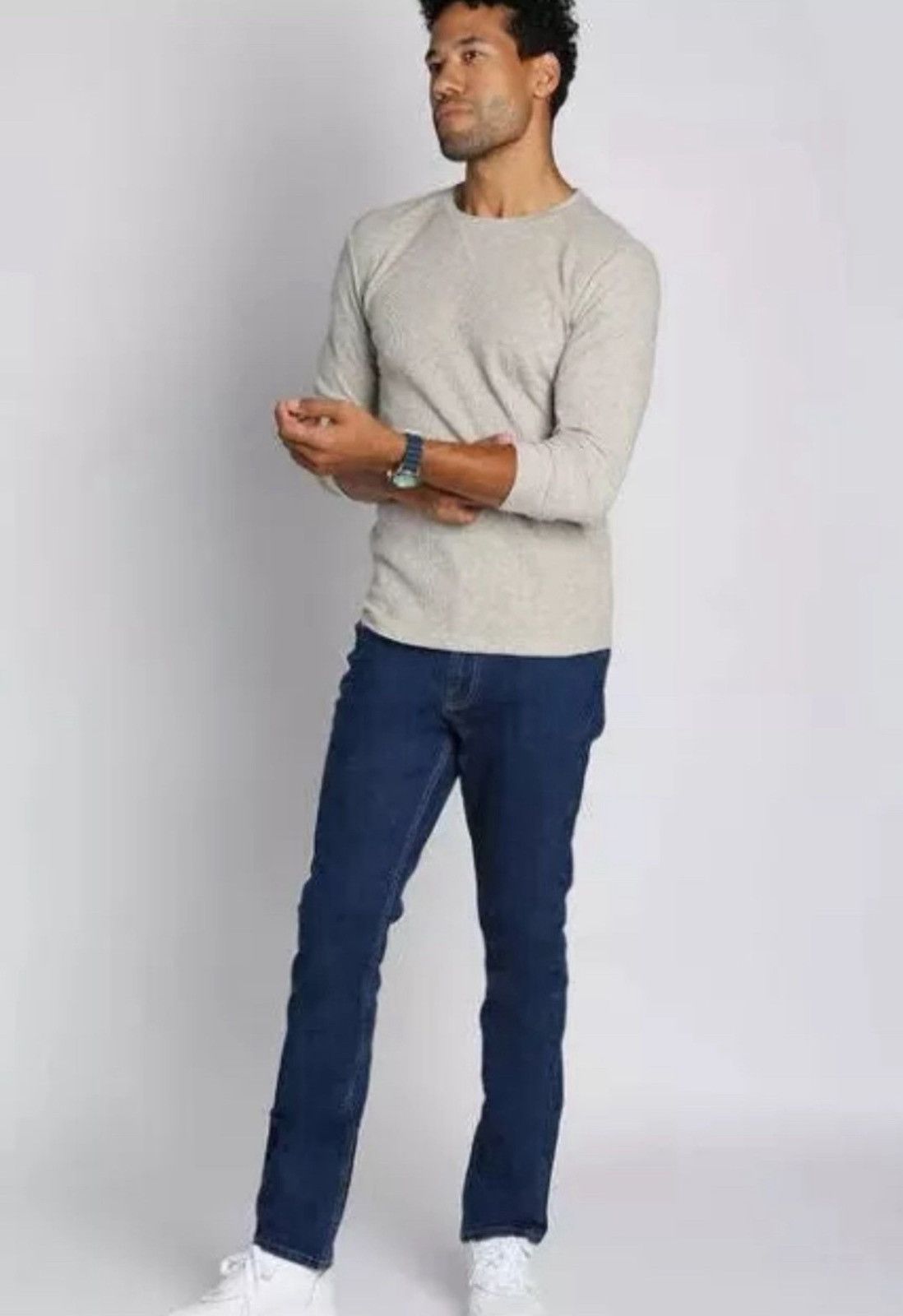 JACHS NY JACHS Straight Leg Comfort Fit Jeans Stretch Denim 34x32 Size US 34 / EU 50 - 1 Thumbnail