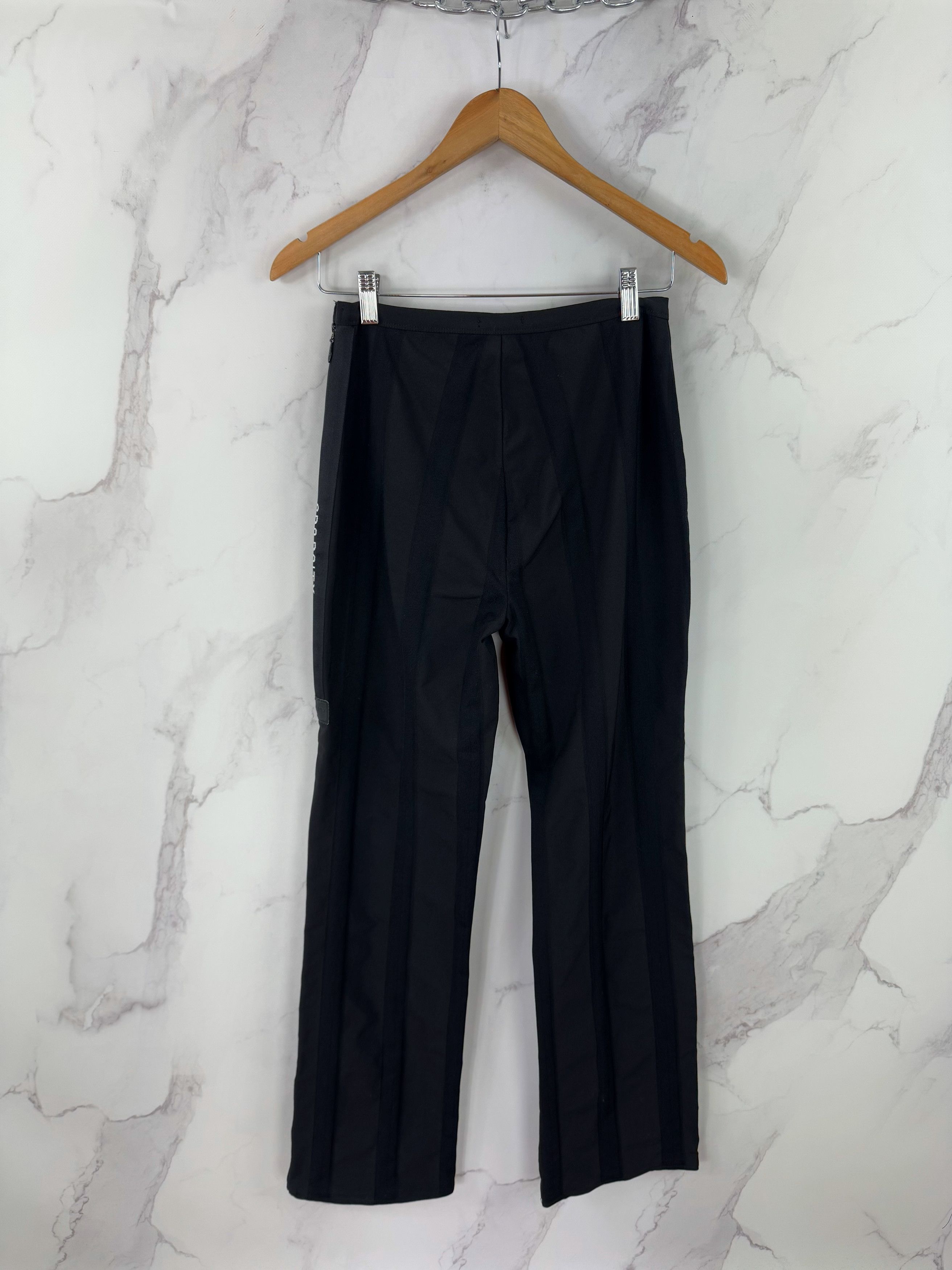 Marithe + Francois Girbaud Marithe Francois Girbaud SPQR City Black Track Pants Italian Size 27" / US 4 / IT 40 - 4 Thumbnail