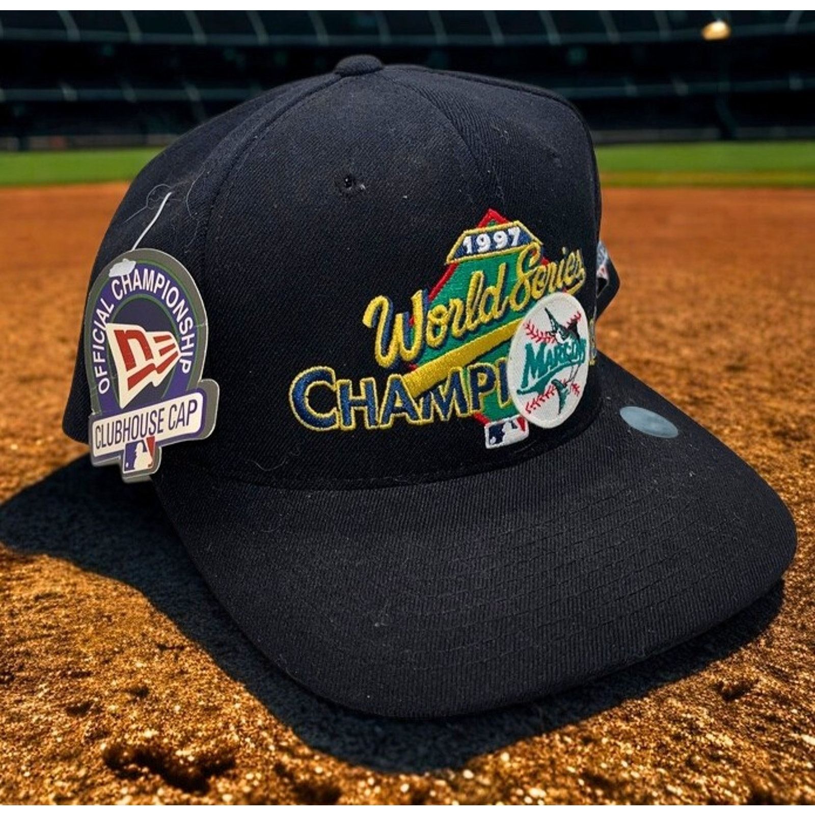 New Era Florida Marlins 1997 World Series Champions New Era Snapback Size ONE SIZE - 3 Thumbnail
