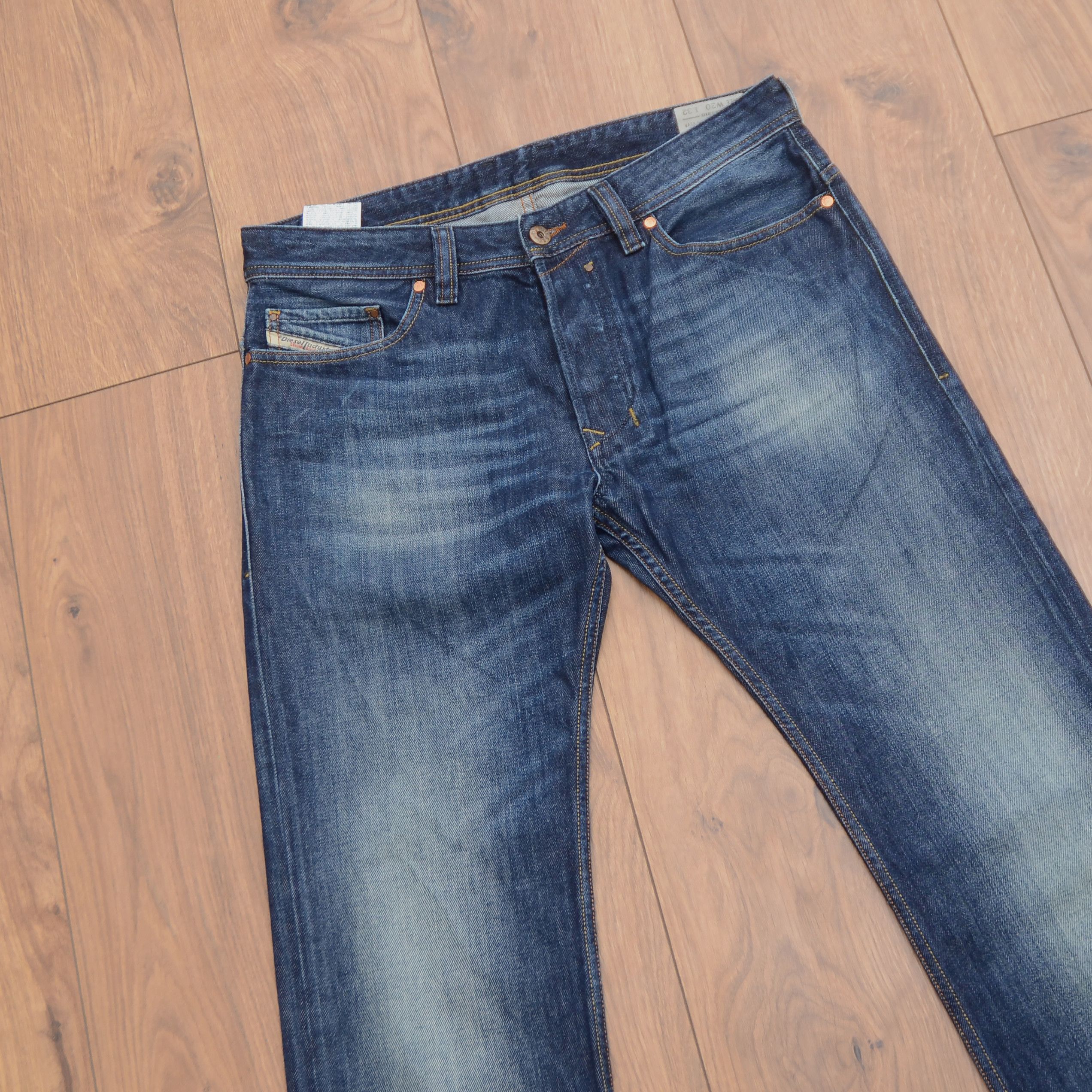 Diesel Diesel Safado Wash 0823G Med Wash Blue Faded Jeans Size US 30 / EU 46 - 2 Thumbnail