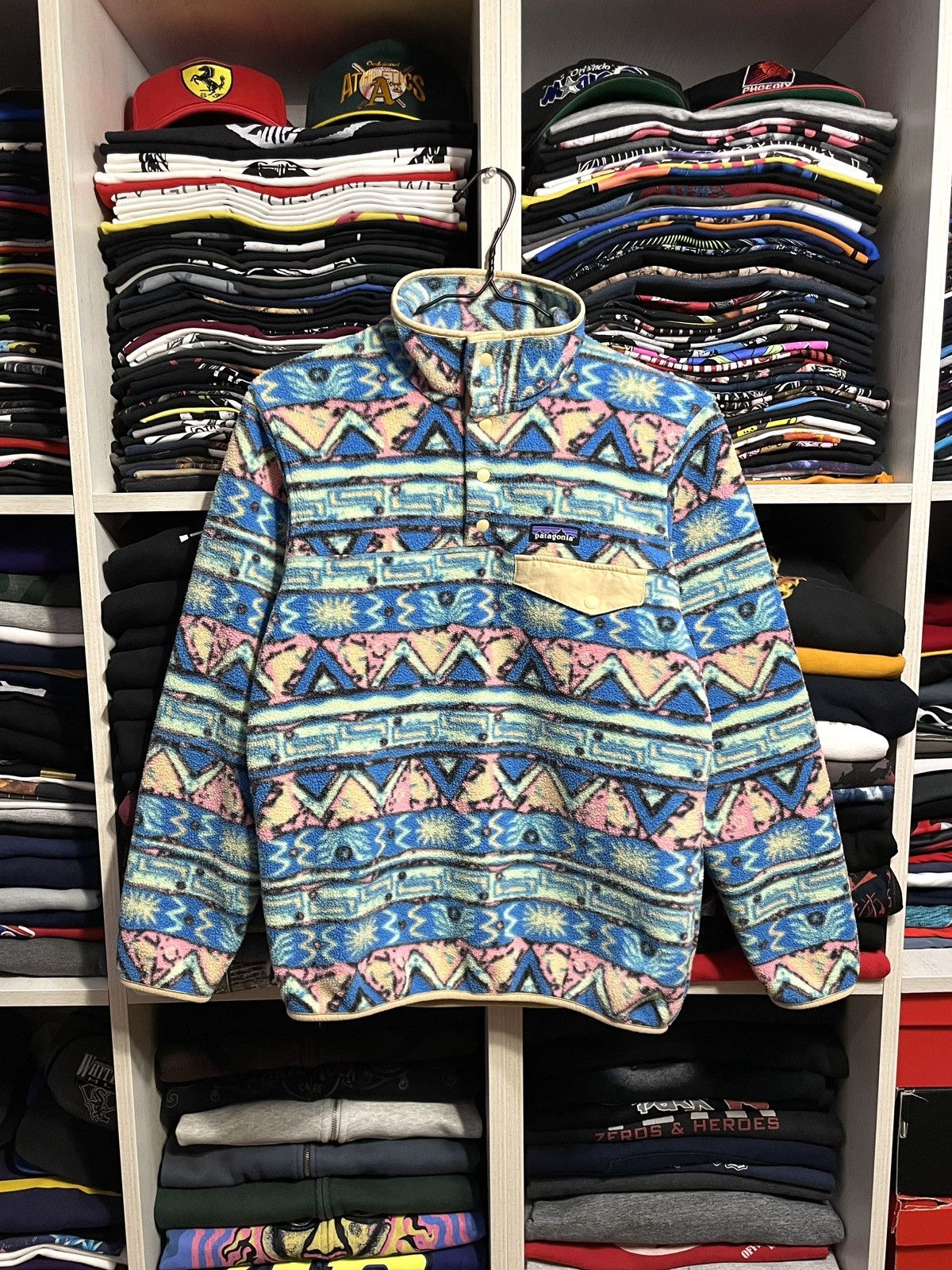 Patagonia Vintage Patagonia Synchilla Fleece Pullover Jacket Aztec Size US XS / EU 42 / 0 - 1 Thumbnail