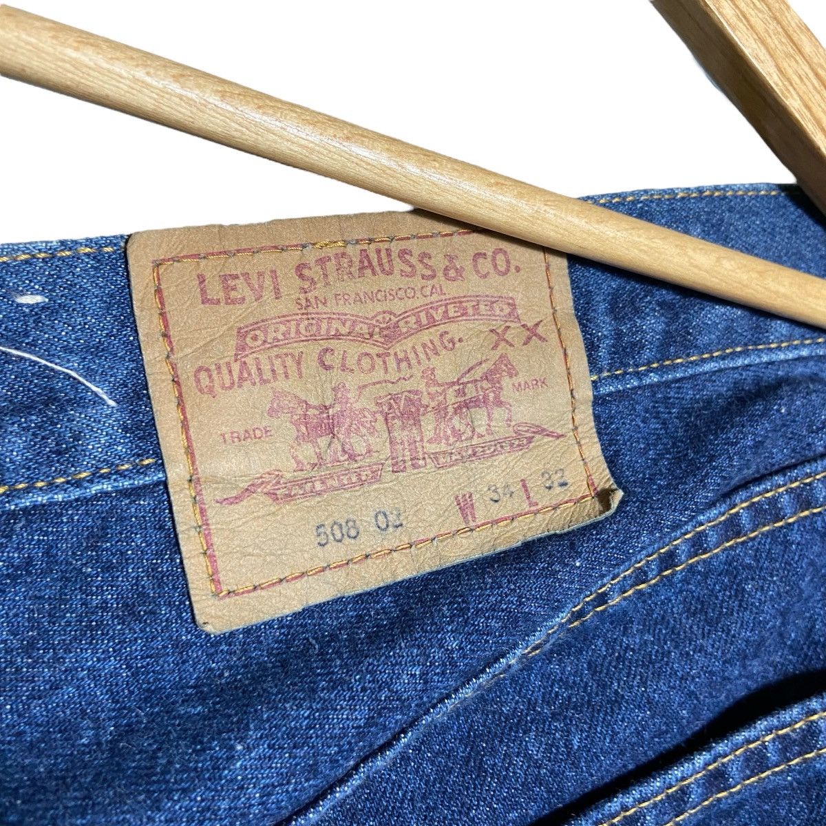 Levi's × Vintage Vintage Levi’s 508 Blue Denim Jeans Pants Size US 34 / EU 50 - 4 Thumbnail