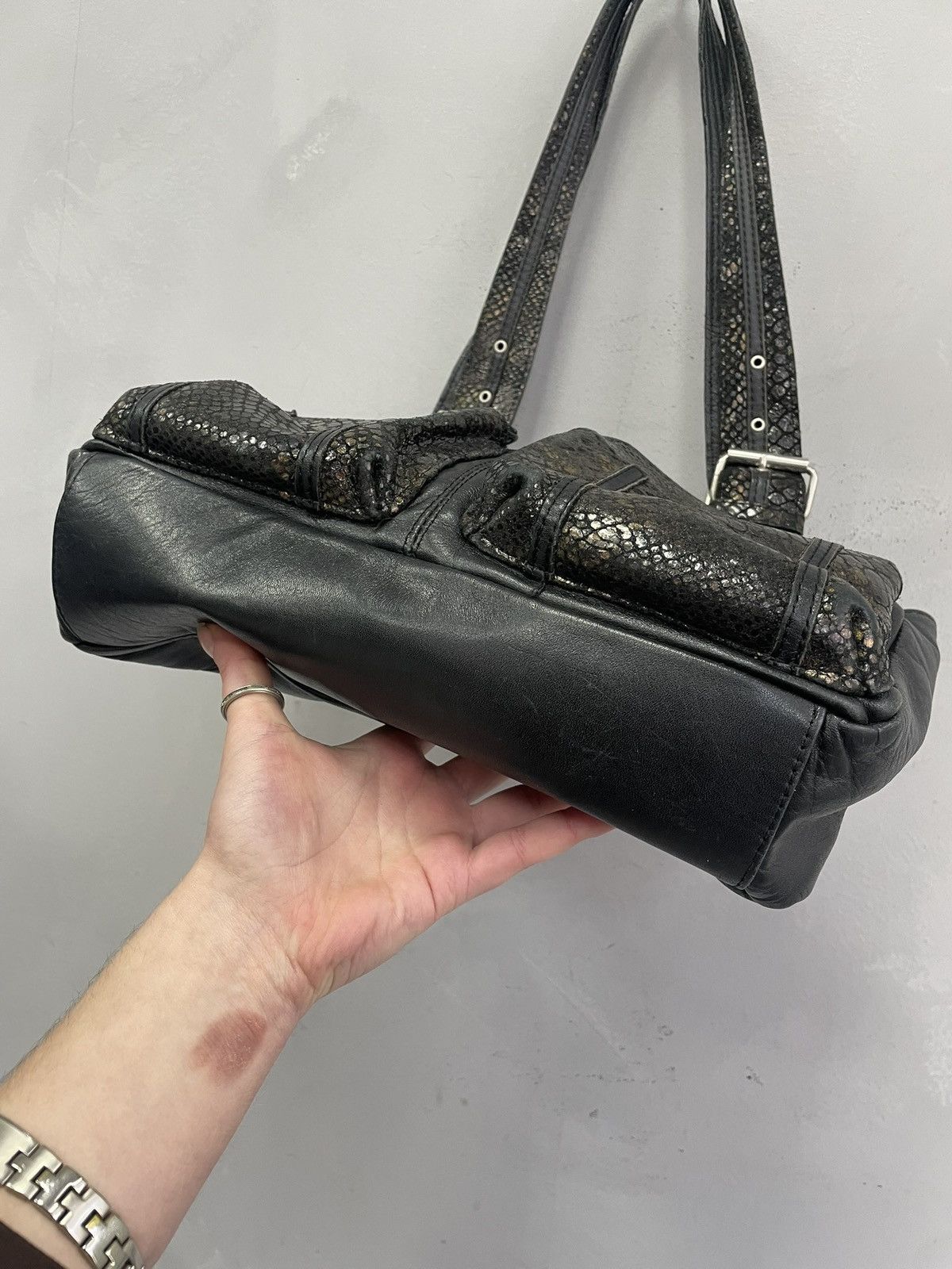 KMRii Kmrii style leather belt gothic classic opium style bag Size ONE SIZE - 6 Thumbnail
