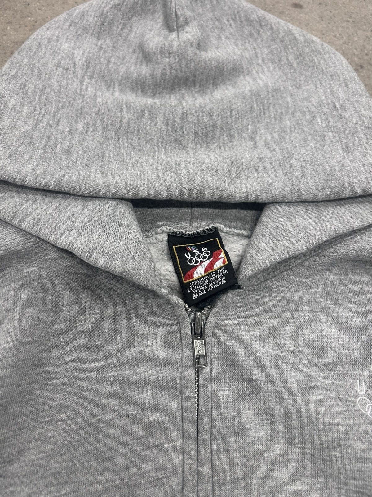 USA Olympics × Vintage Vintage USA Olympics Zip Hoodie Size US XL / EU 56 / 4 - 3 Thumbnail