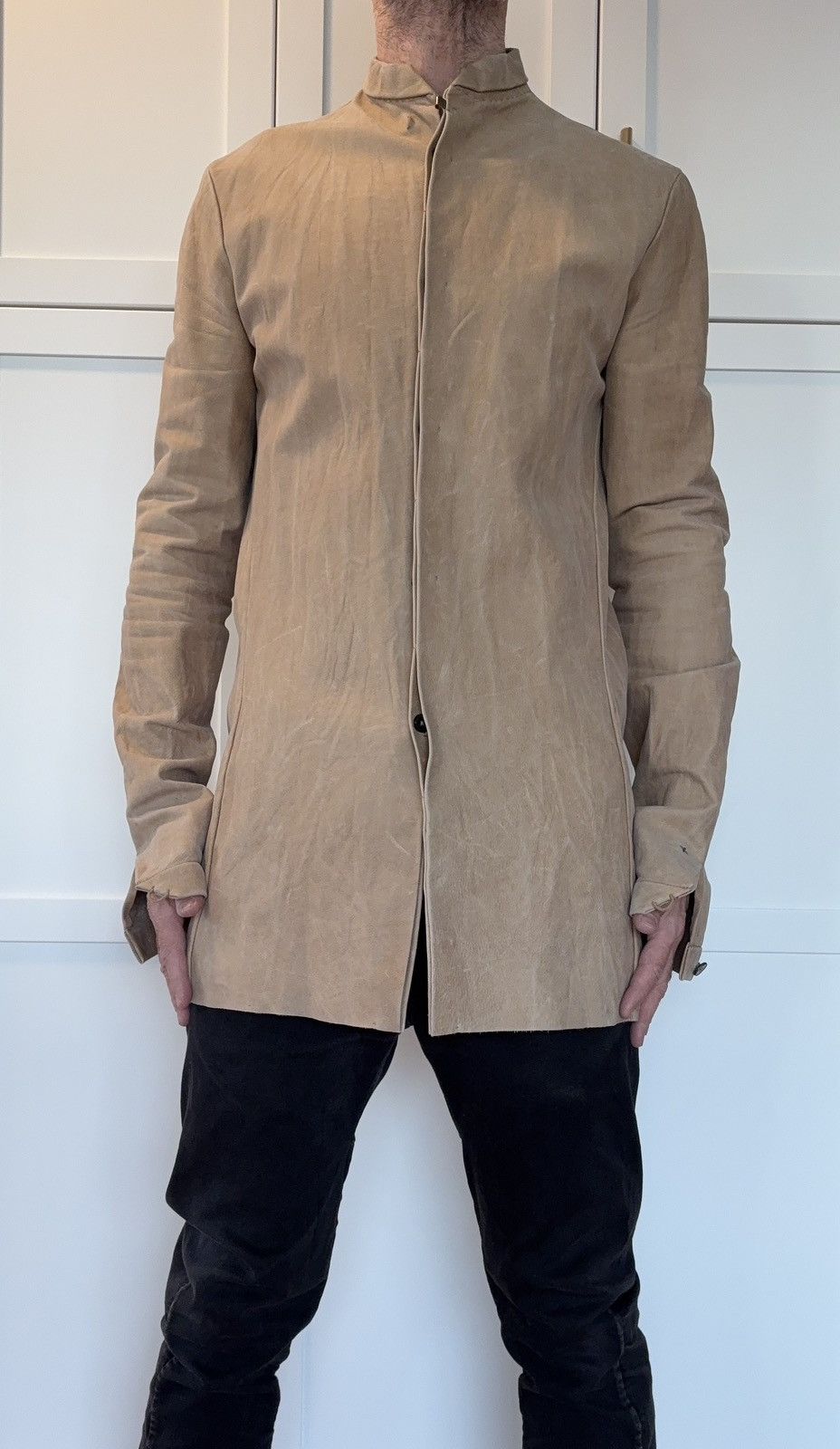 Ma+ Leather Long Shirt Size US S / EU 44-46 / 1 - 4 Thumbnail