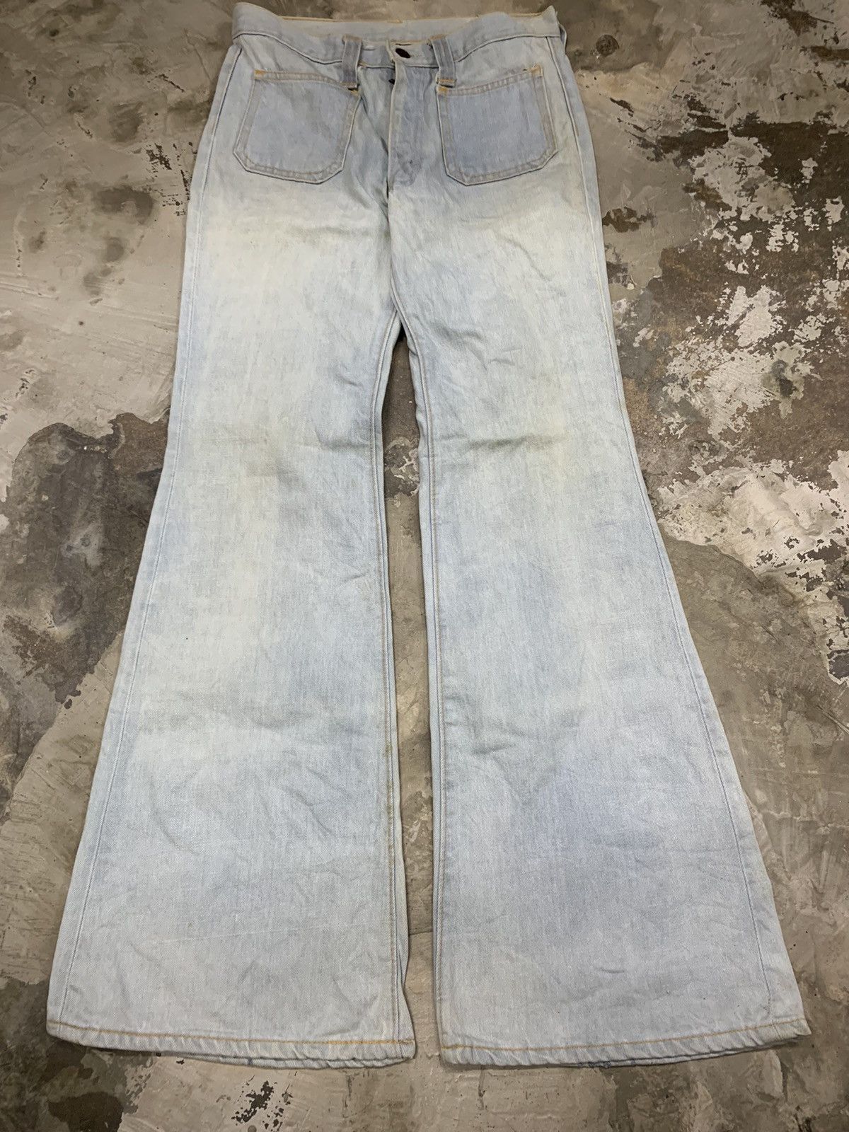 Wrangler 90s WRANGLER FLARE PANT RARE Size 29" - 3 Thumbnail