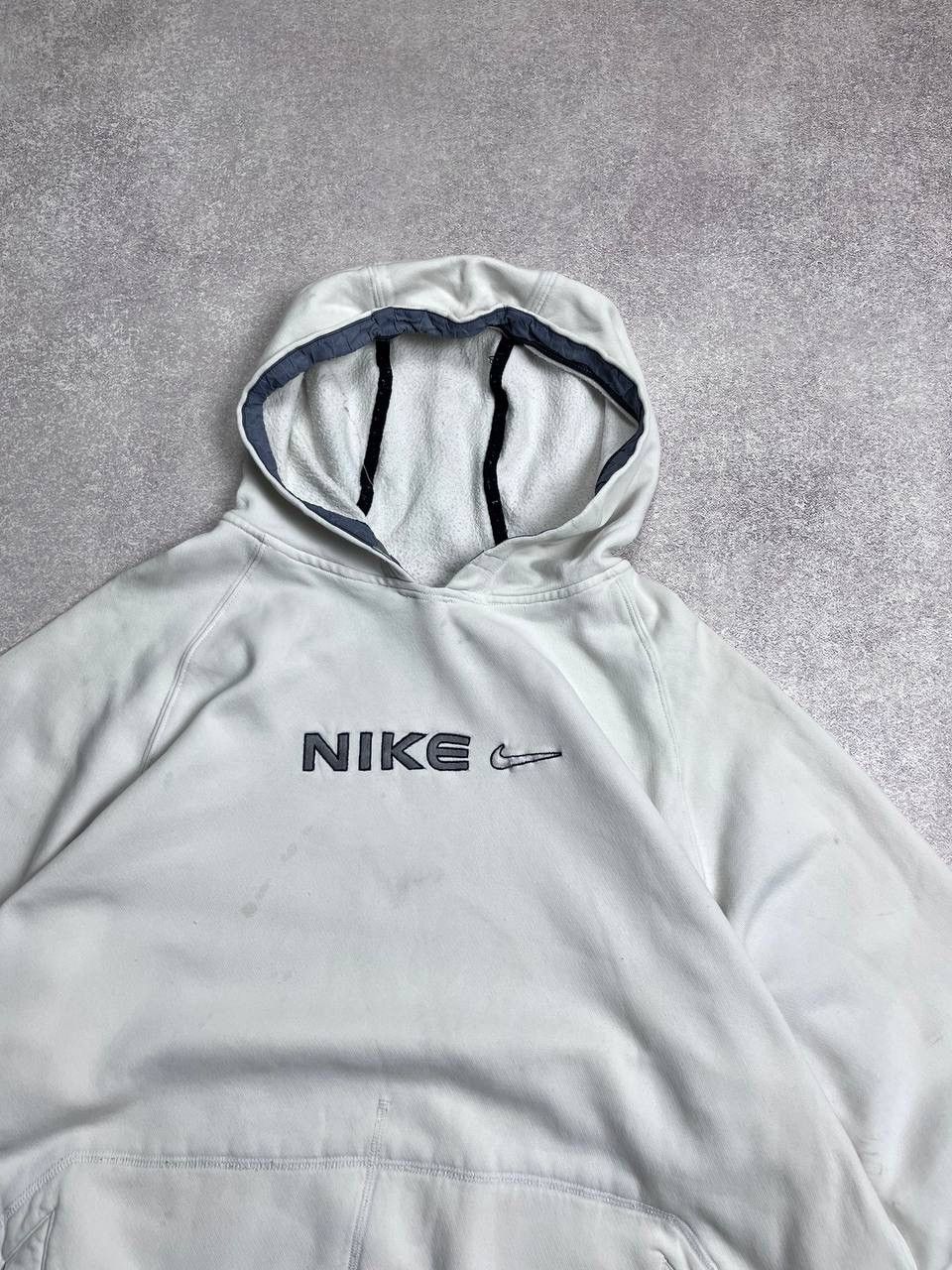 Nike Vintage Nike Swoosh Boxy Sherpa Hoodie Y2K XL Size US XL / EU 56 / 4 - 3 Thumbnail
