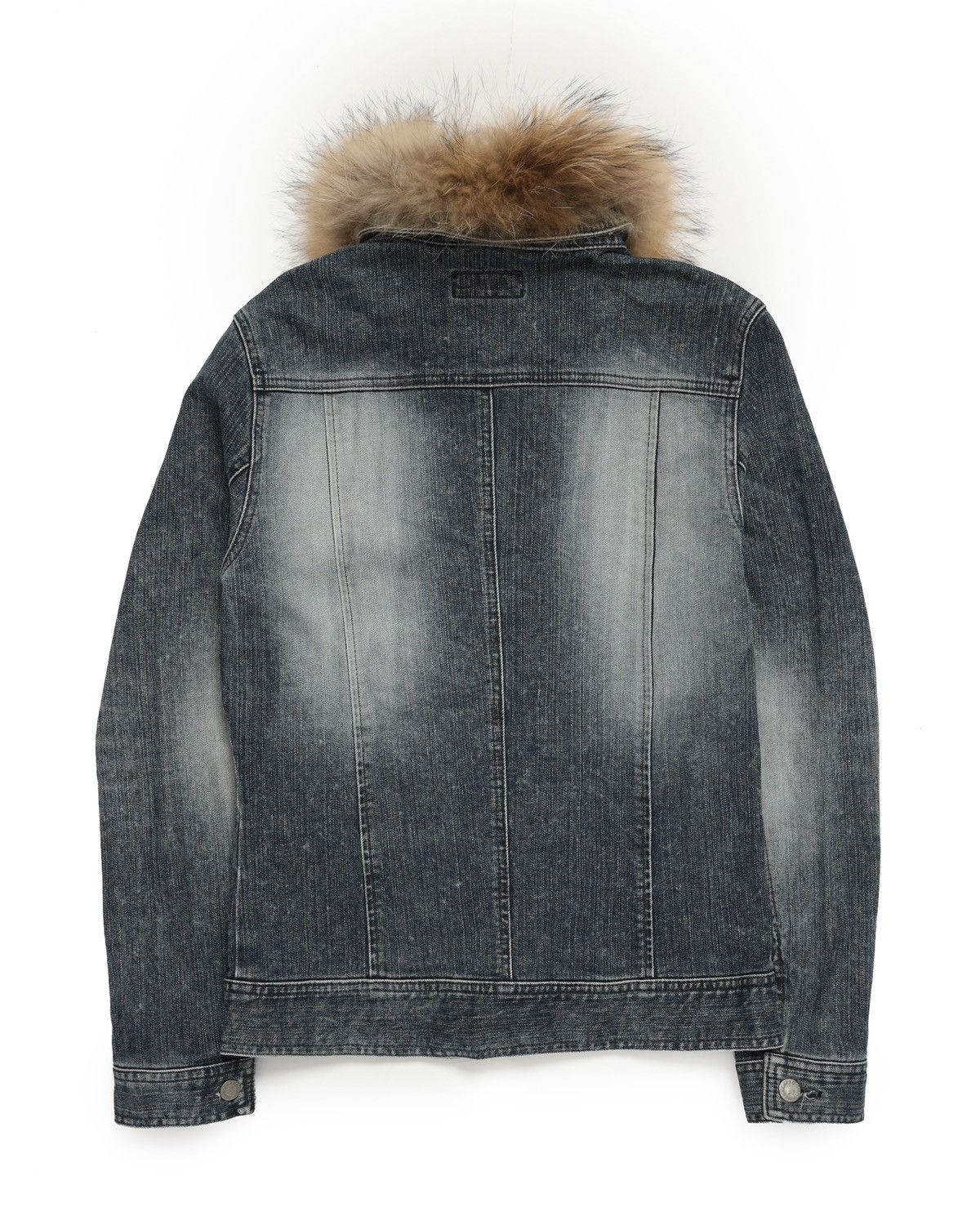 If Six Was Nine × Japanese Brand × Le Grande Bleu (L.G.B.) Morgan homme fur denim jacket Size US S / EU 44-46 / 1 - 2 Thumbnail
