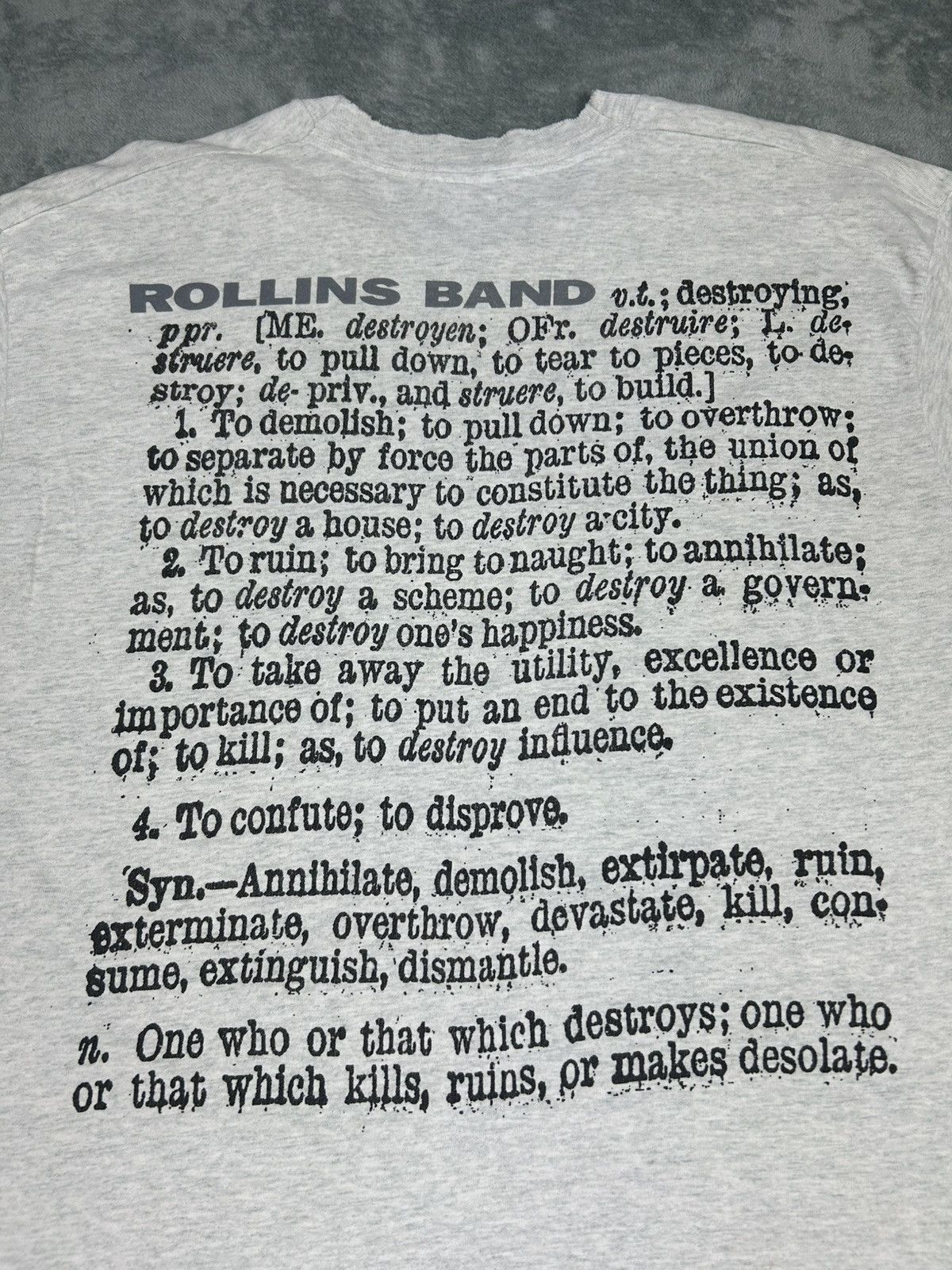 Band Tees Vintage 90’s Rolling Band Henry Rollins Search & Destroy Size US L / EU 52-54 / 3 - 10 Thumbnail