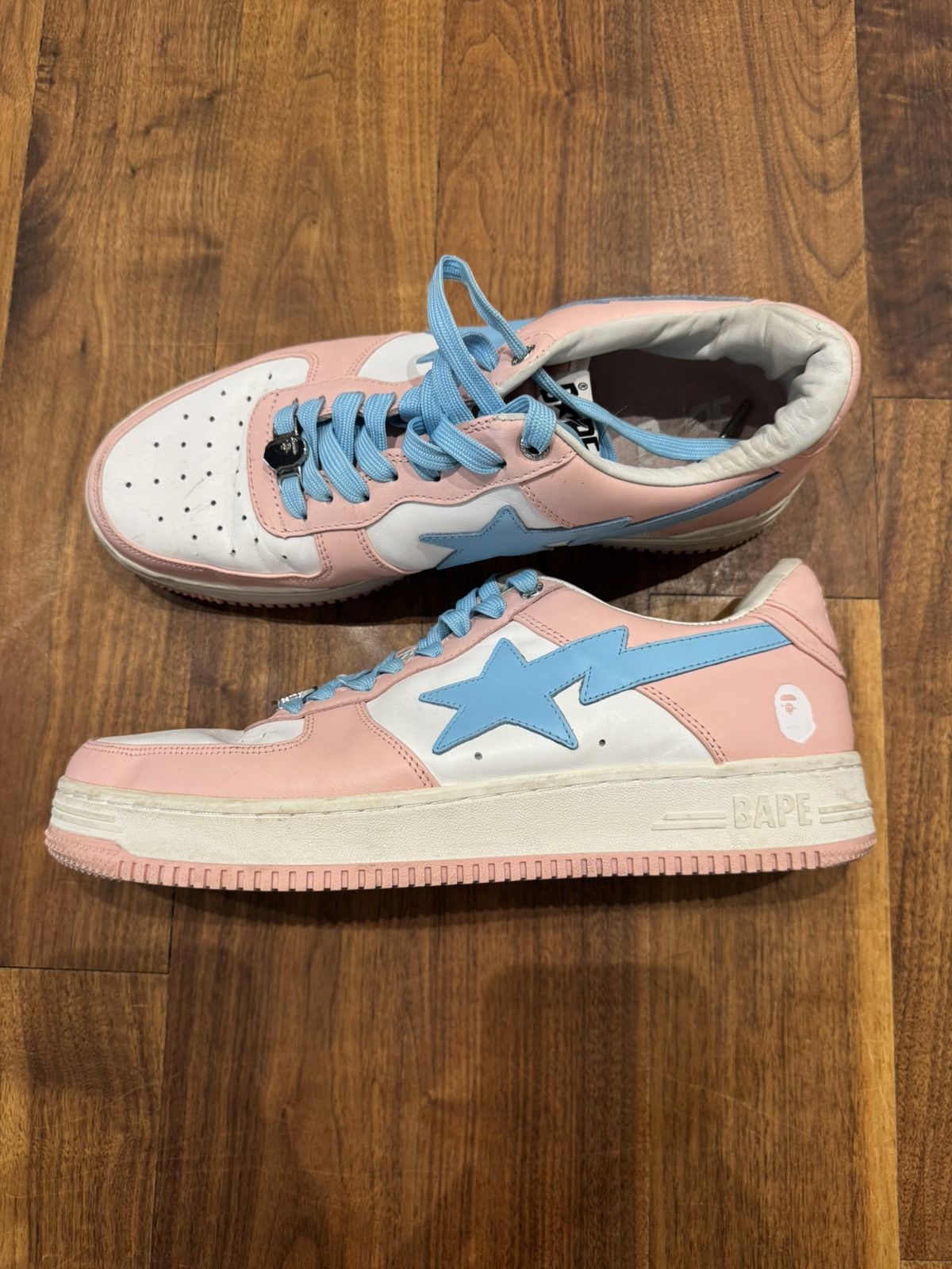 Bape Bapesta - Pastel Pink Size US 11 / EU 44 - 1 Thumbnail