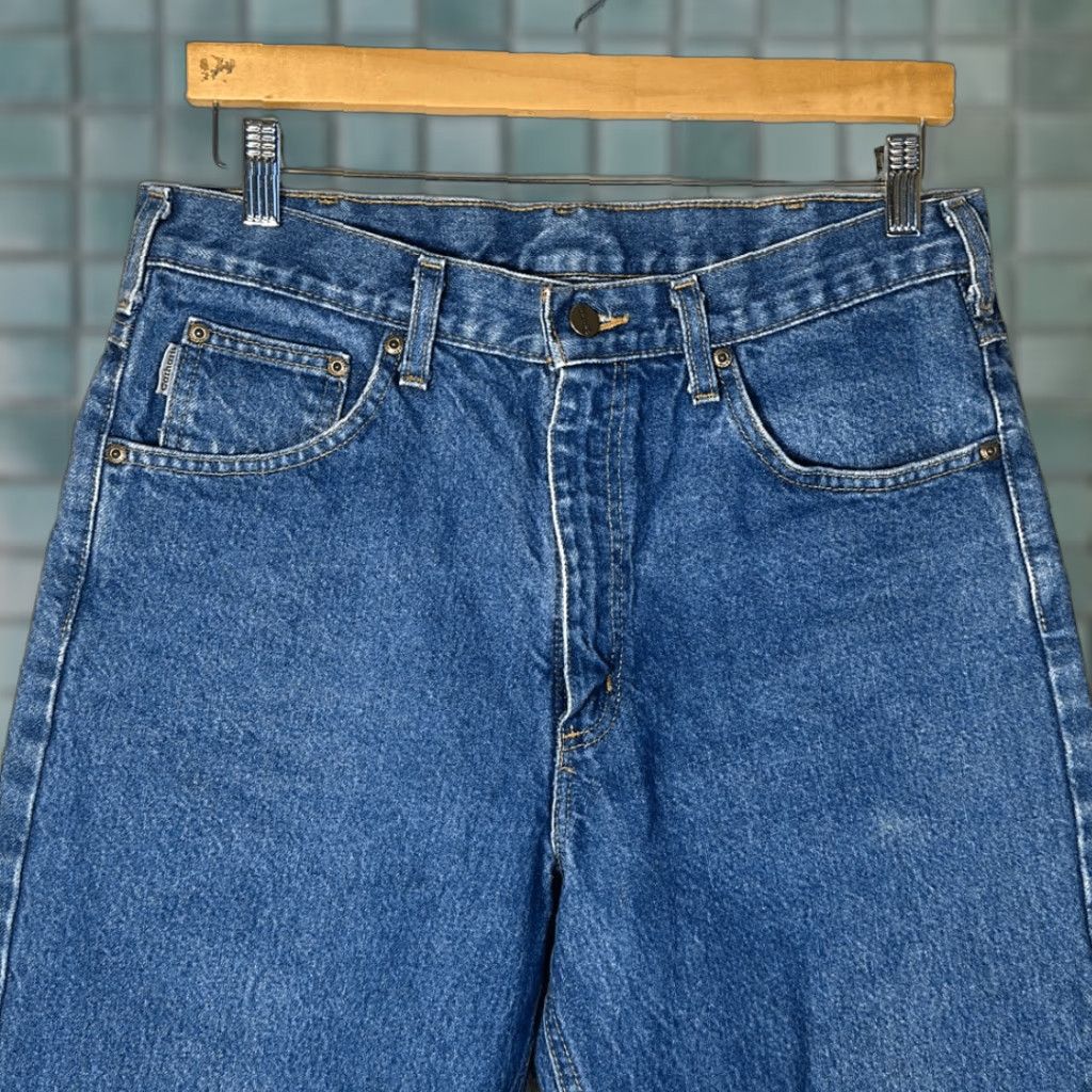 Carhartt VINTAGE Carhartt Mens Jeans Denim Size 32 Tapered Fit Relaxed Blue 34 Inseam Mens Clothing Size US 32 / EU 48 - 1 Thumbnail