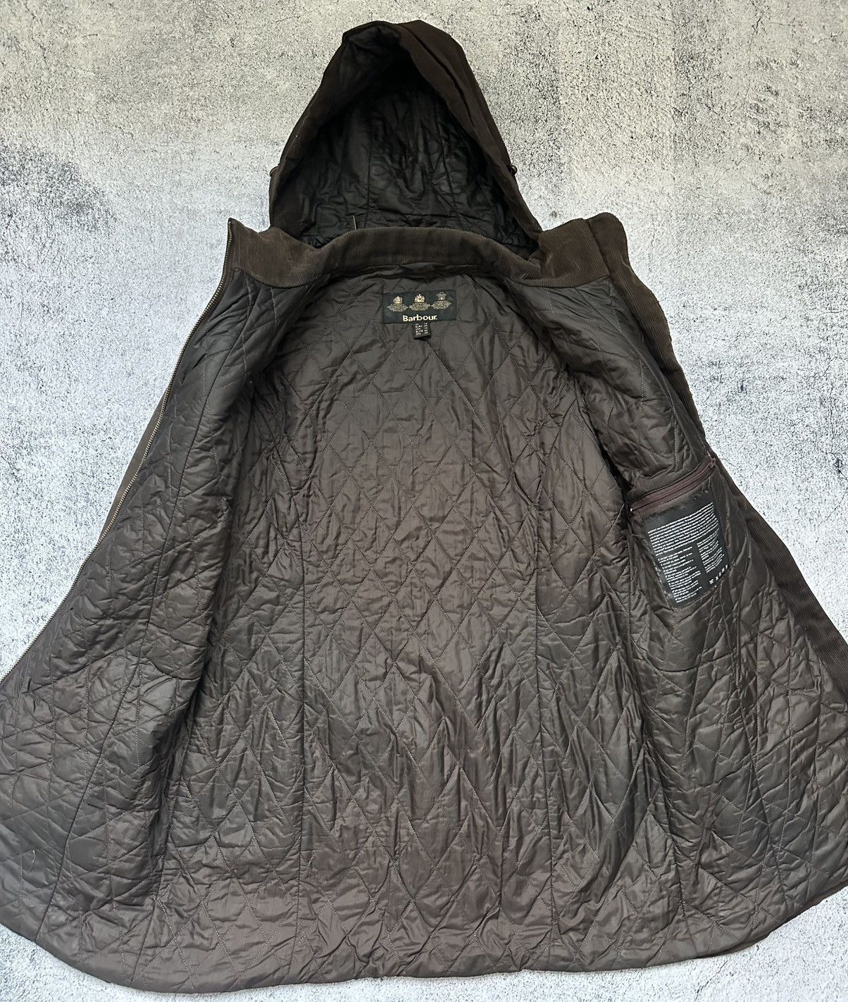 Barbour Vintage Wax Barbour Zip Jacket Distressed Fit Brown Size L / US 10 / IT 46 - 10 Thumbnail