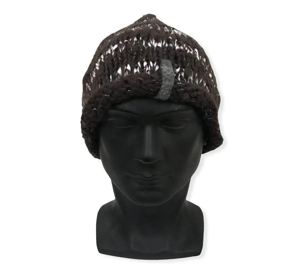 Japanese Brand Japanese Brand Stripe Design Knit Beanie Hat Size ONE SIZE - 2 Thumbnail