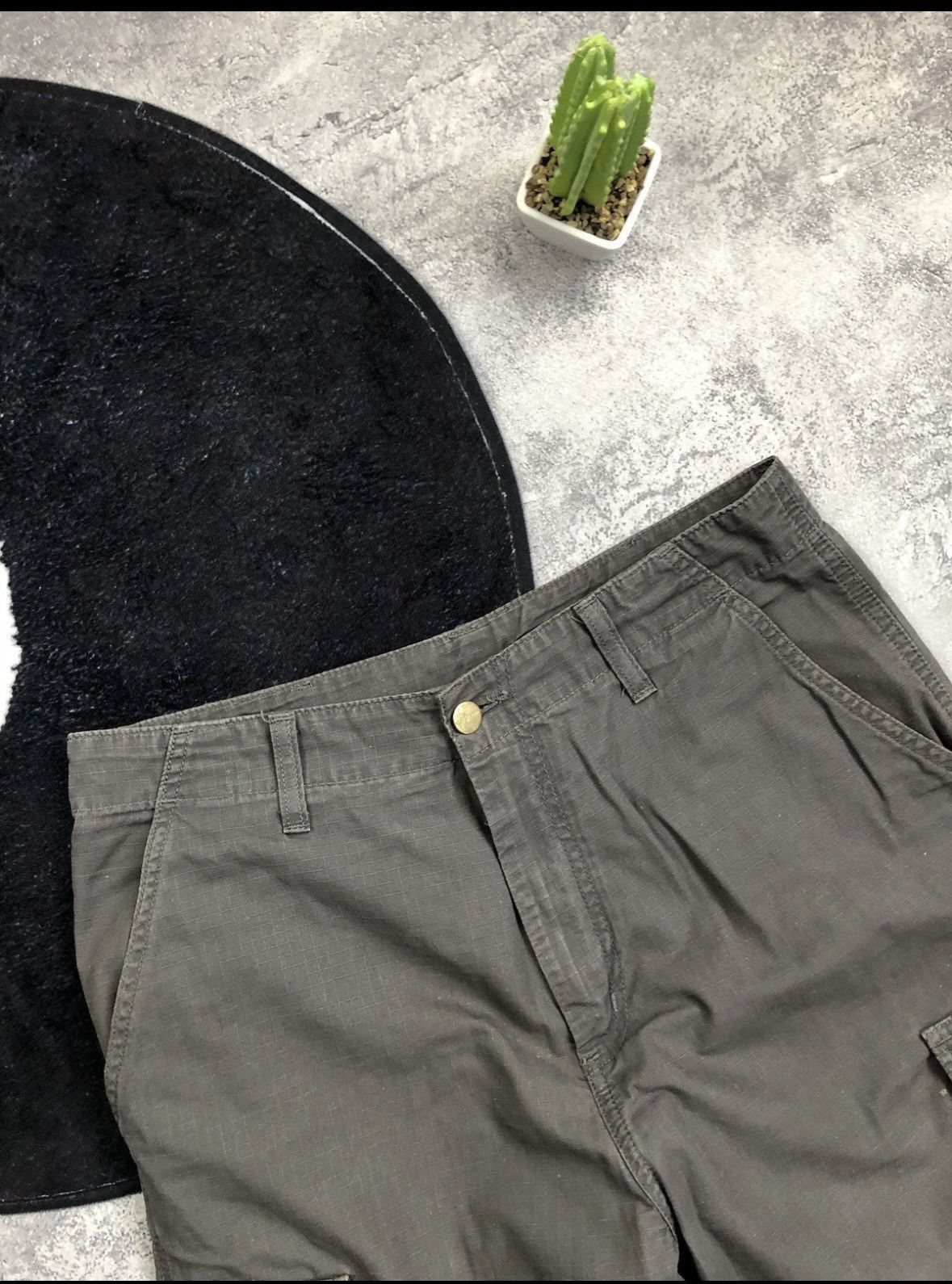 Carhartt CARHARTT Vintage Streetwear Cargo Shorts Mini Logo Hype Size US 29 - 5 Thumbnail