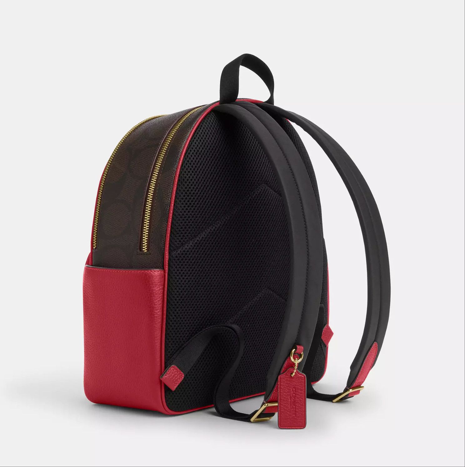 Coach NWT Coach Court Backpack In Maxi Signature Canvas CCK72 Size ONE SIZE - 6 Thumbnail