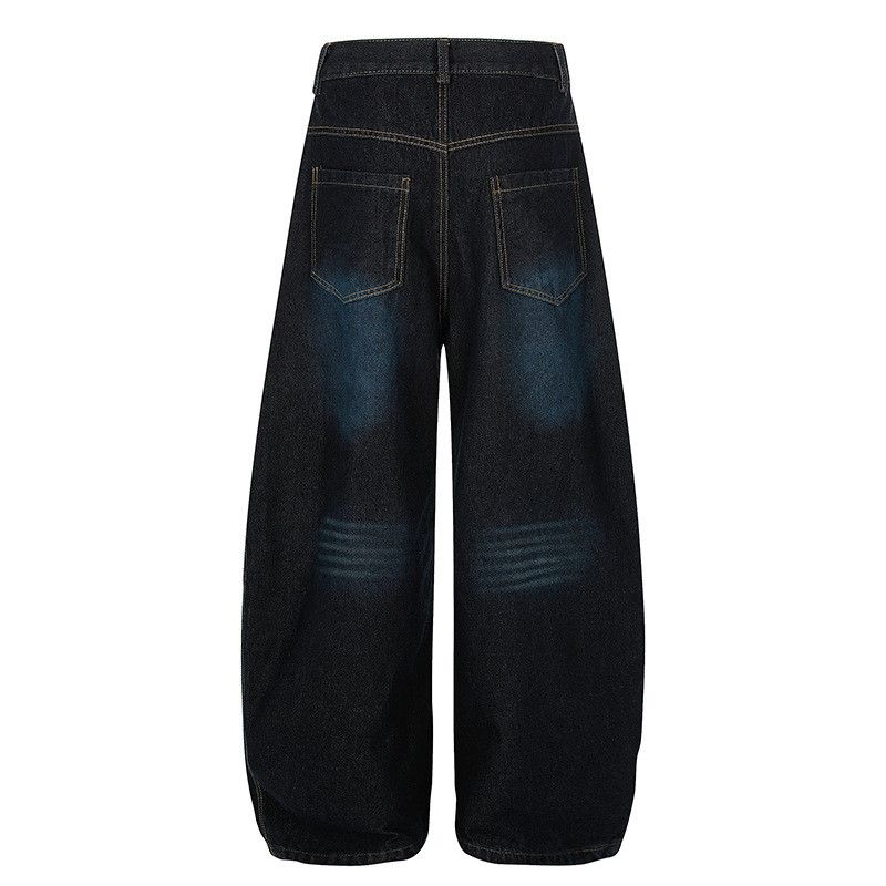 Vintage American distressed loose retro casual jeans for men Size US 32 / EU 48 - 2 Thumbnail