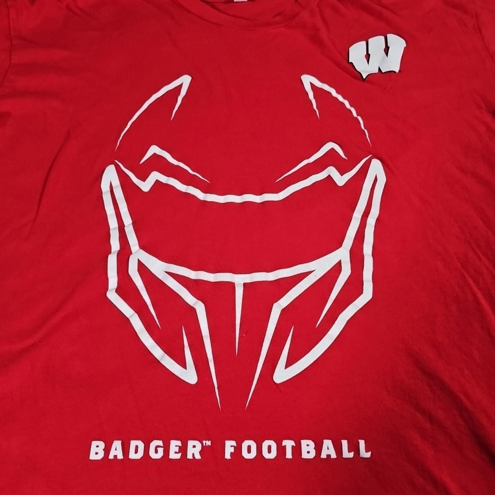 Alstyle Alstyle WI Badgers Football Tshirt Size ONE SIZE - 2 Thumbnail
