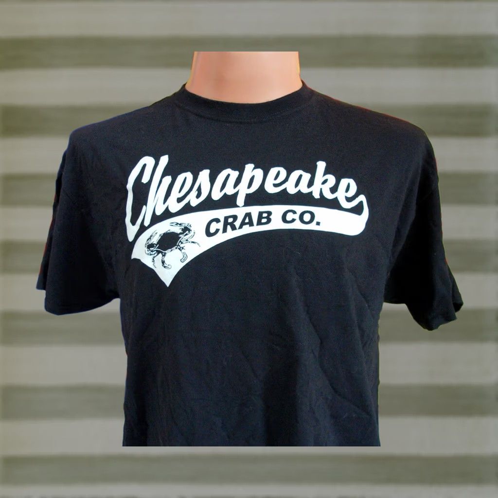 Jerzees ChESAPEAKE CRAB Co I Got My Crabs T Shirt Men's XL Black Jerzees Cotton/Polyester Graphic Print Vintage: No Size US XL / EU 56 / 4 - 1 Thumbnail