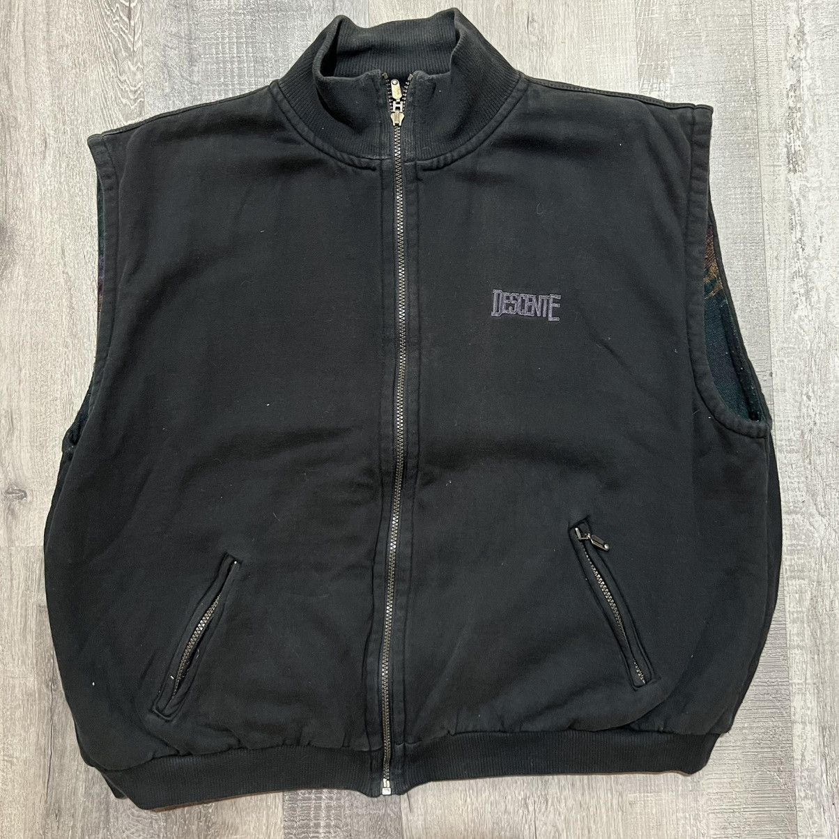 Descente × Vintage VTG Descente Aztec Navajo Reversible Outdoor Hike Ski Vest Size US XL / EU 56 / 4 - 4 Thumbnail