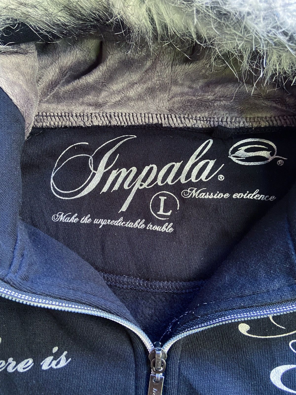 Beauty Beast THERE IS A WAITING PERSON IMPALA FUR ZIP HOODIE Size US L / EU 52-54 / 3 - 11 Thumbnail