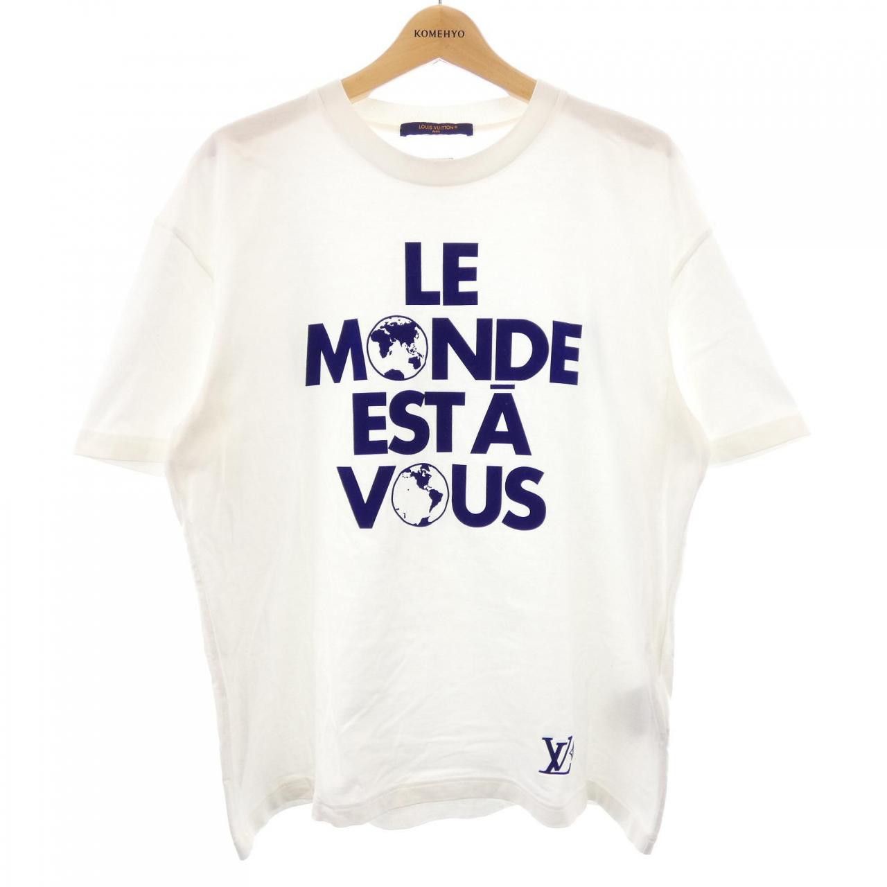 Louis Vuitton Louis Vuitton Louis Vuitton Graphic Cotton T-Shirt Cotton T-Shirt Textile T-Shirts HSY83WNPG DUTY FREE for USA Size ONE SIZE - 1 Thumbnail