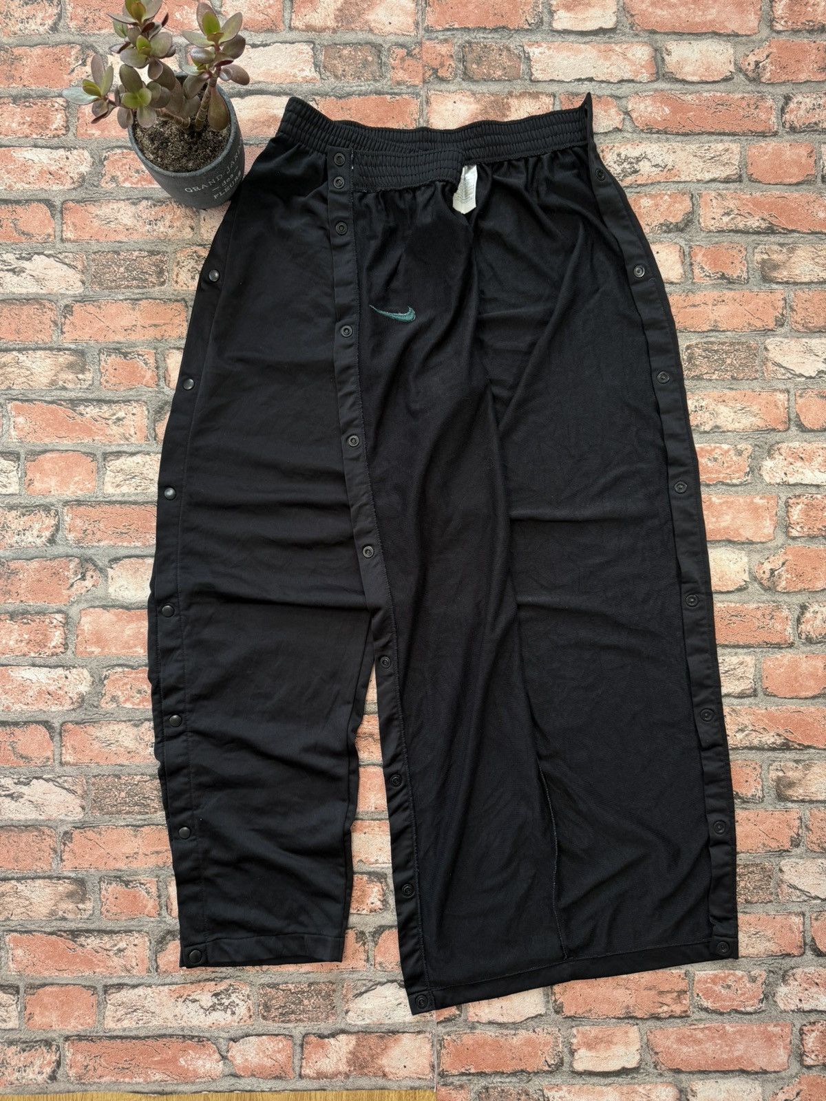 Nike × Vintage 90’s NIKE RARE LOGO SWOOSH Y2K RETRO CLIPPER TRACK PANTS Size US 34 / EU 50 - 5 Thumbnail