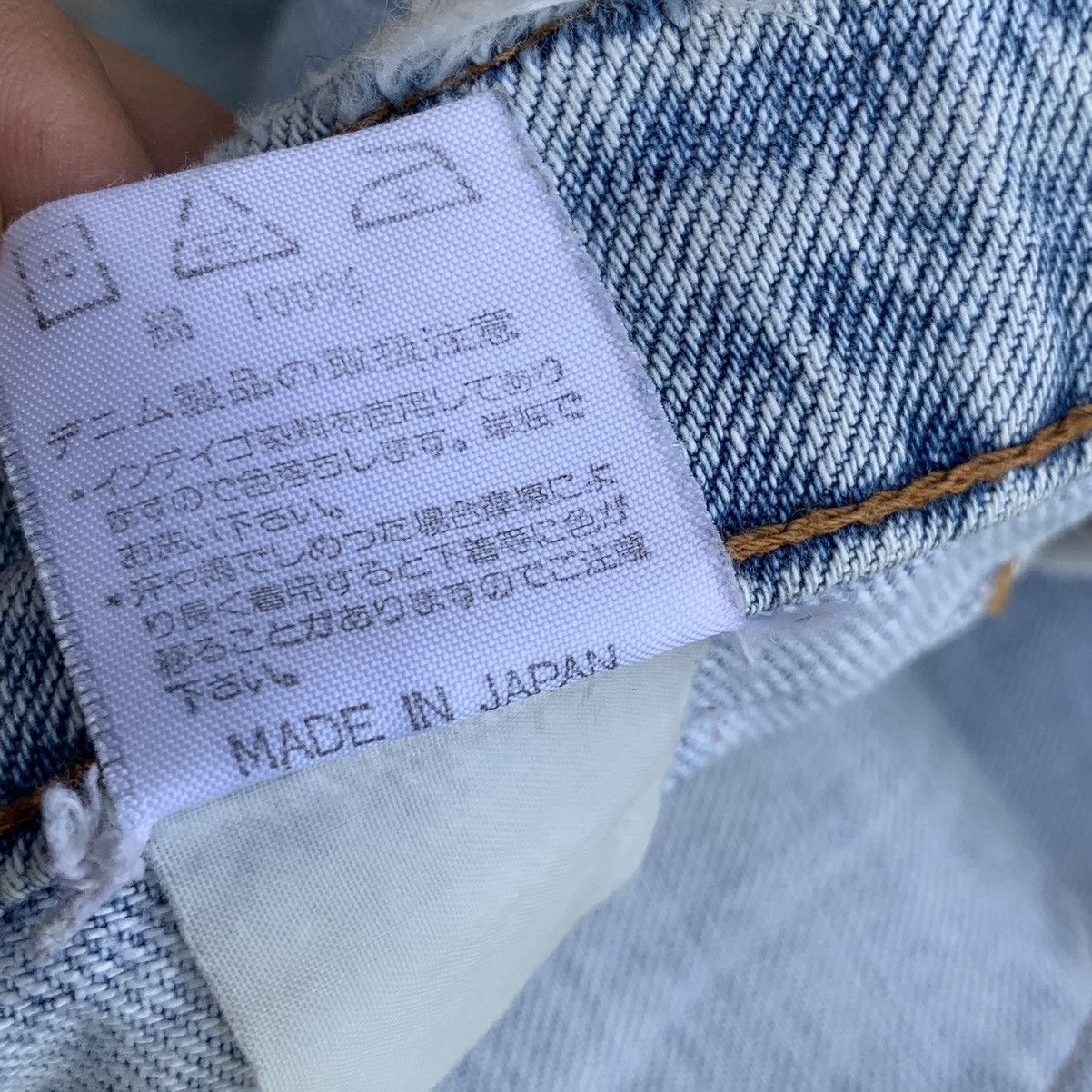 Japanese Brand Vintage Japan Wrangler Distressed Denim Jeans W32 Size US 32 / EU 48 - 15 Thumbnail