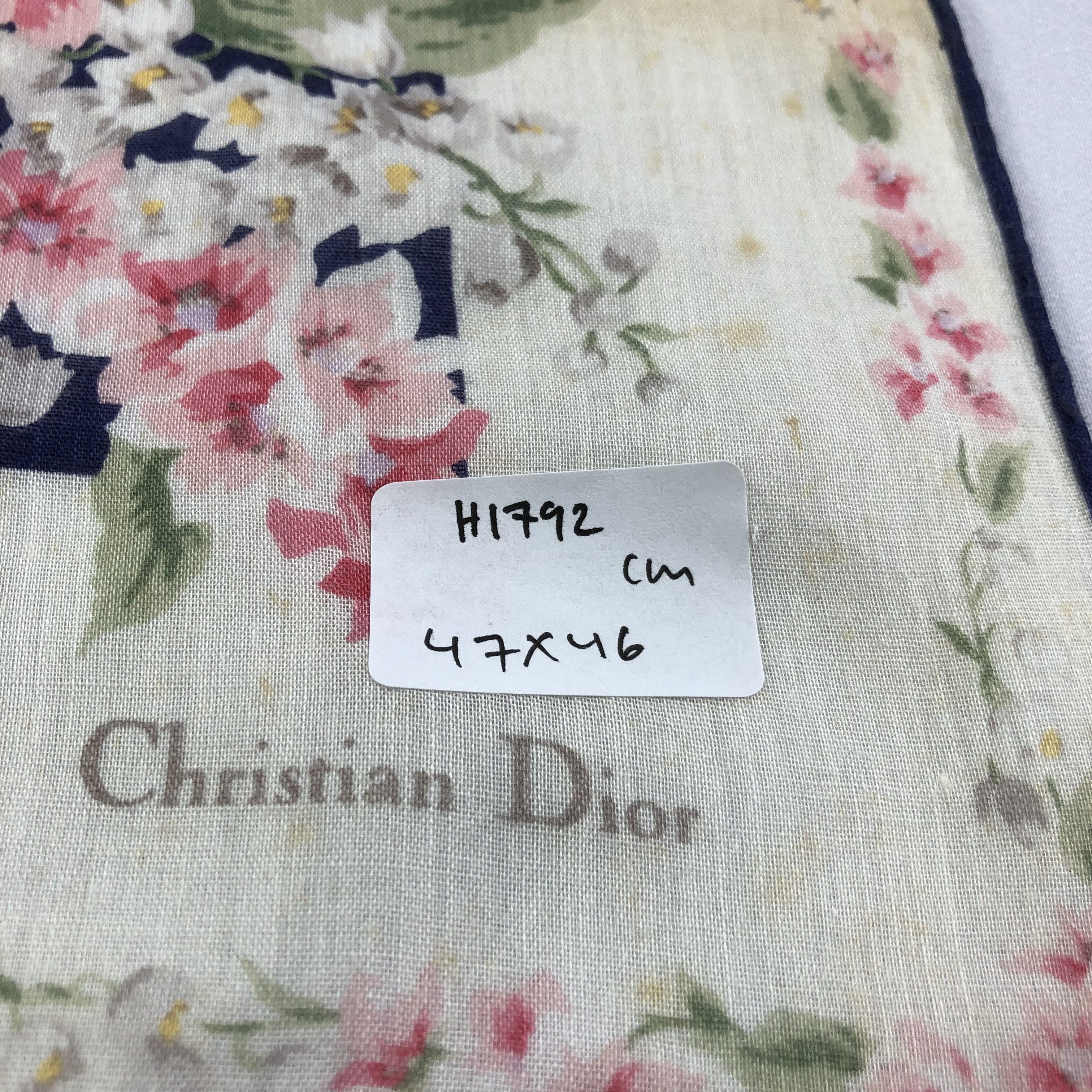 Christian Dior Monsieur Christian Dior Handkerchief Neckerchief Bandana H1792 Size ONE SIZE - 15 Thumbnail