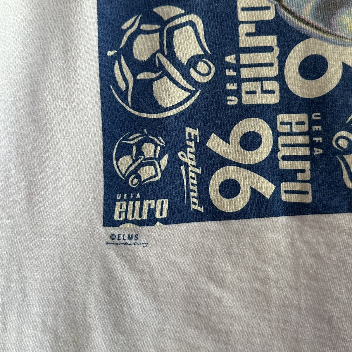 Vintage VINTAGE 1994 UEFA EURO 96 ENGLAND PROMO TEE Size US L / EU 52-54 / 3 - 5 Thumbnail