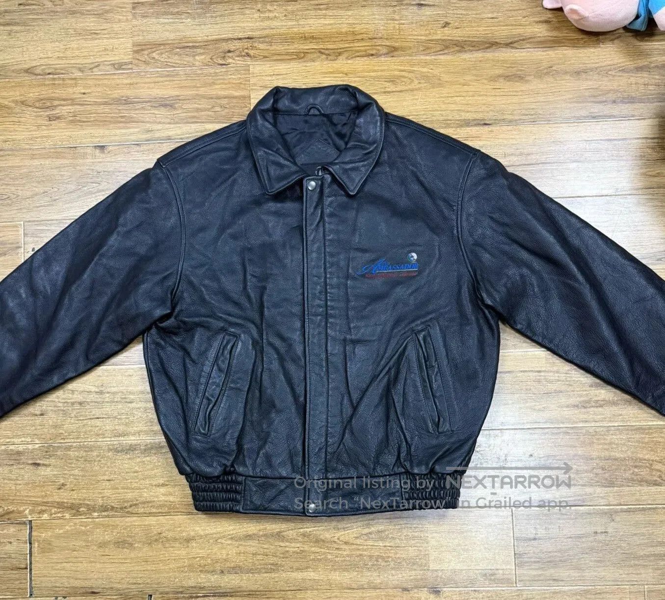Schott Trimark Men's Leather Jacket. Size US L / EU 52-54 / 3 - 1 Thumbnail