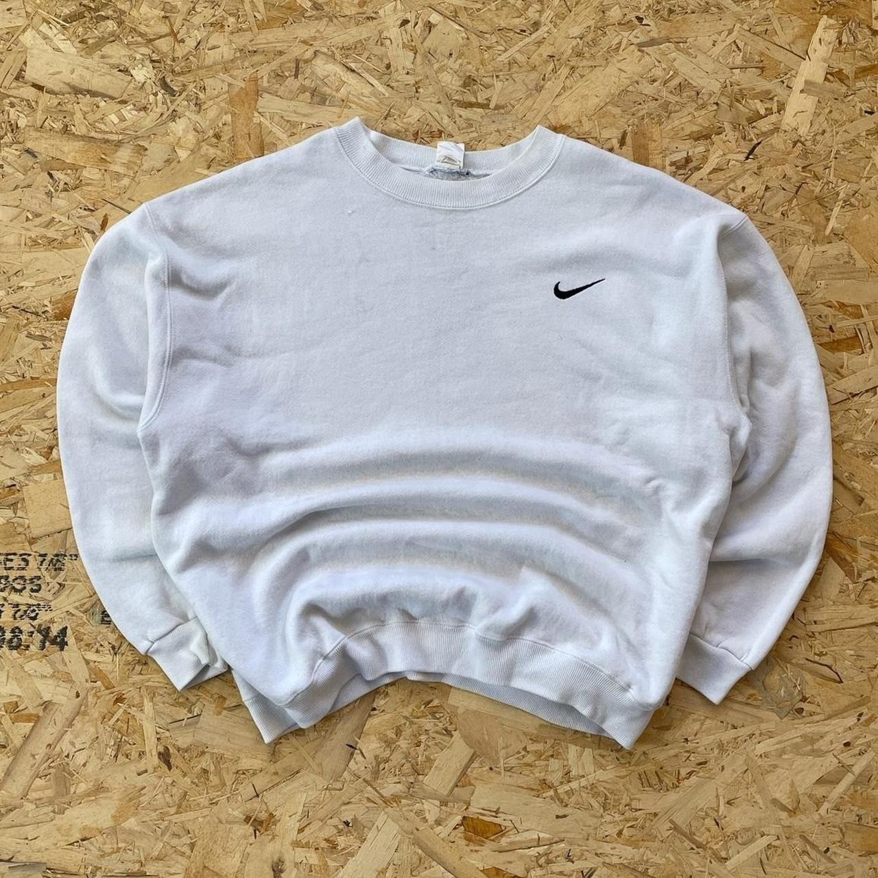 Nike × Vintage Vintage 90s White Nike Size US XL / EU 56 / 4 - 1 Thumbnail