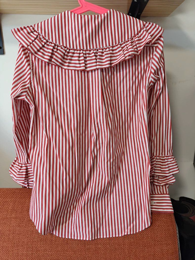 Comme des Garcons Comme Des Garcons Red striped shirt Size XS / US 0-2 / IT 36-38 - 5 Thumbnail