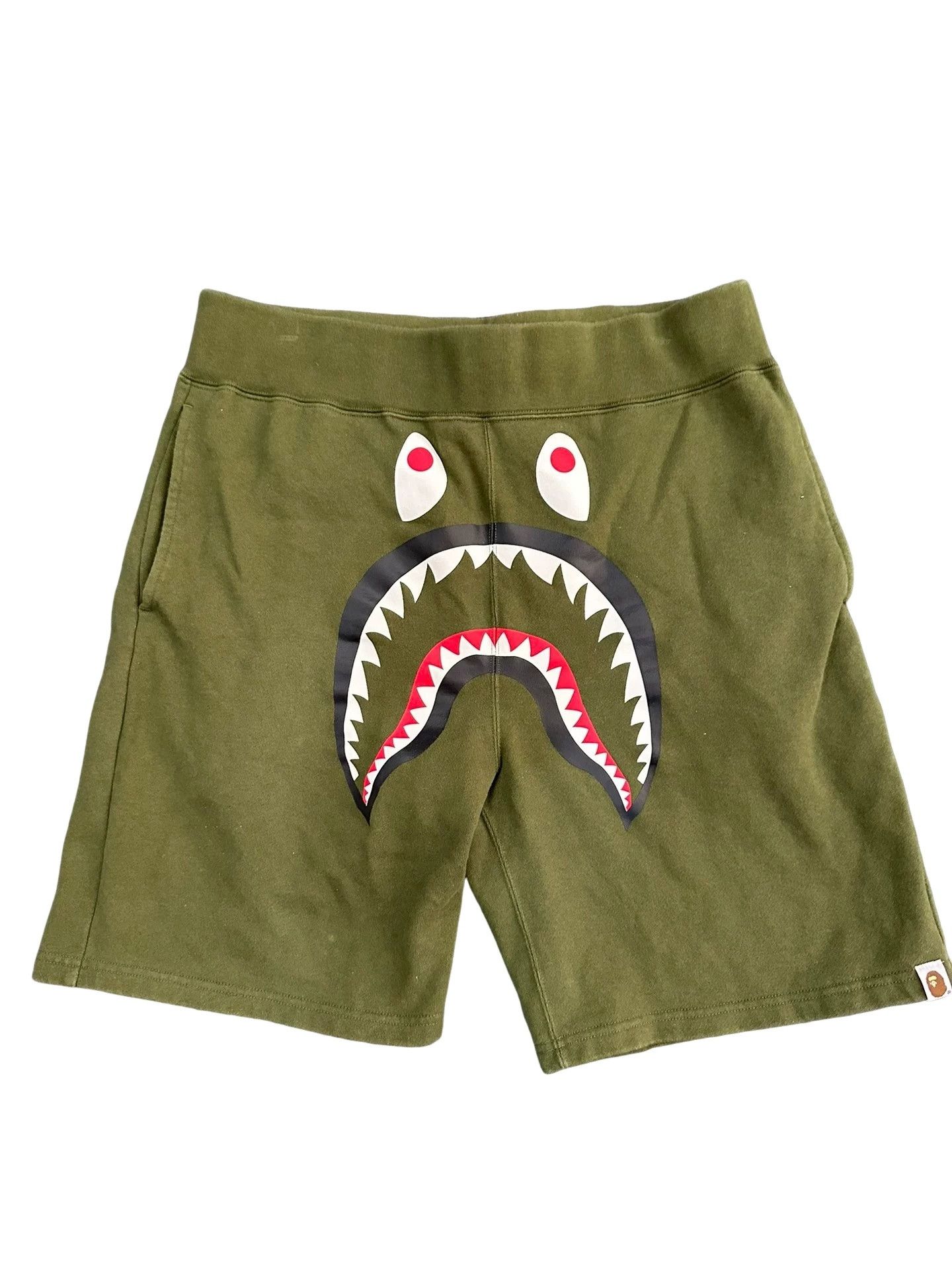 Bape A Bathing Ape Shark Graphic Shorts Size XL Size US 36 / EU 52 - 1 Thumbnail
