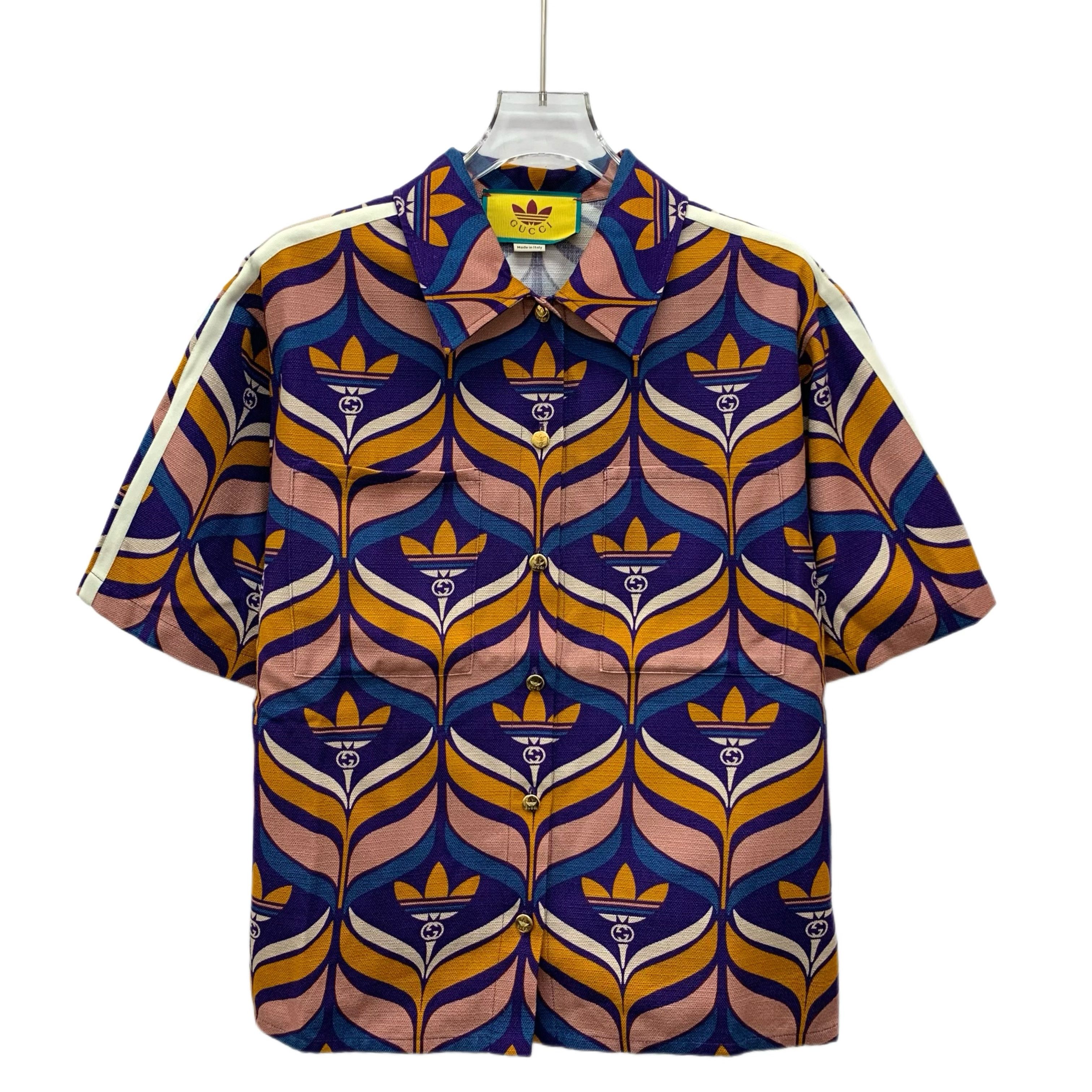Gucci Gucci x Adidas Logo Print Shirt (M) Size US M / EU 48-50 / 2 - 1 Thumbnail