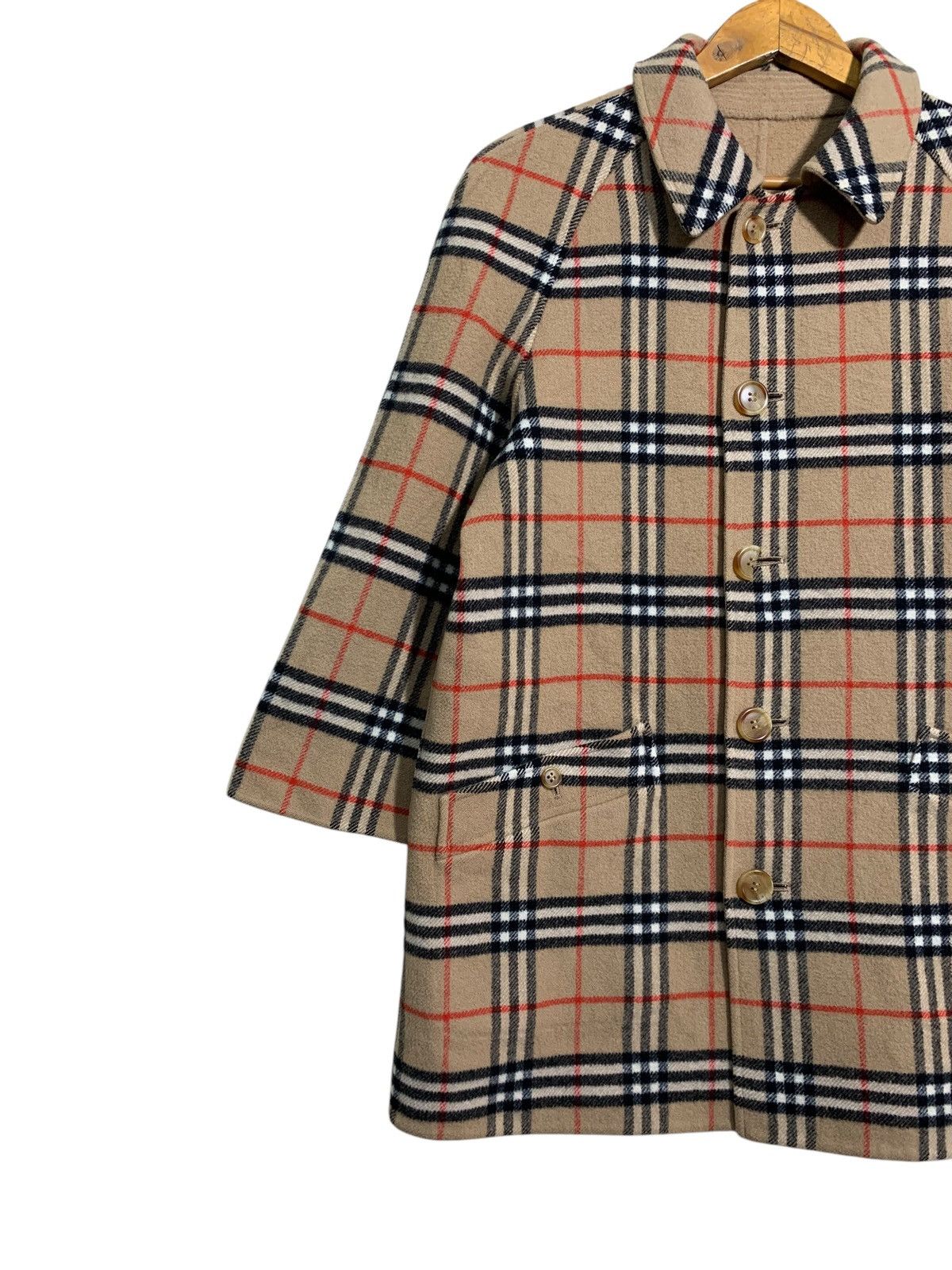 Burberry 🔥BURBERRY NOVACHECK WOOL REVERSIBLE JACKETS Size US M / EU 48-50 / 2 - 2 Thumbnail