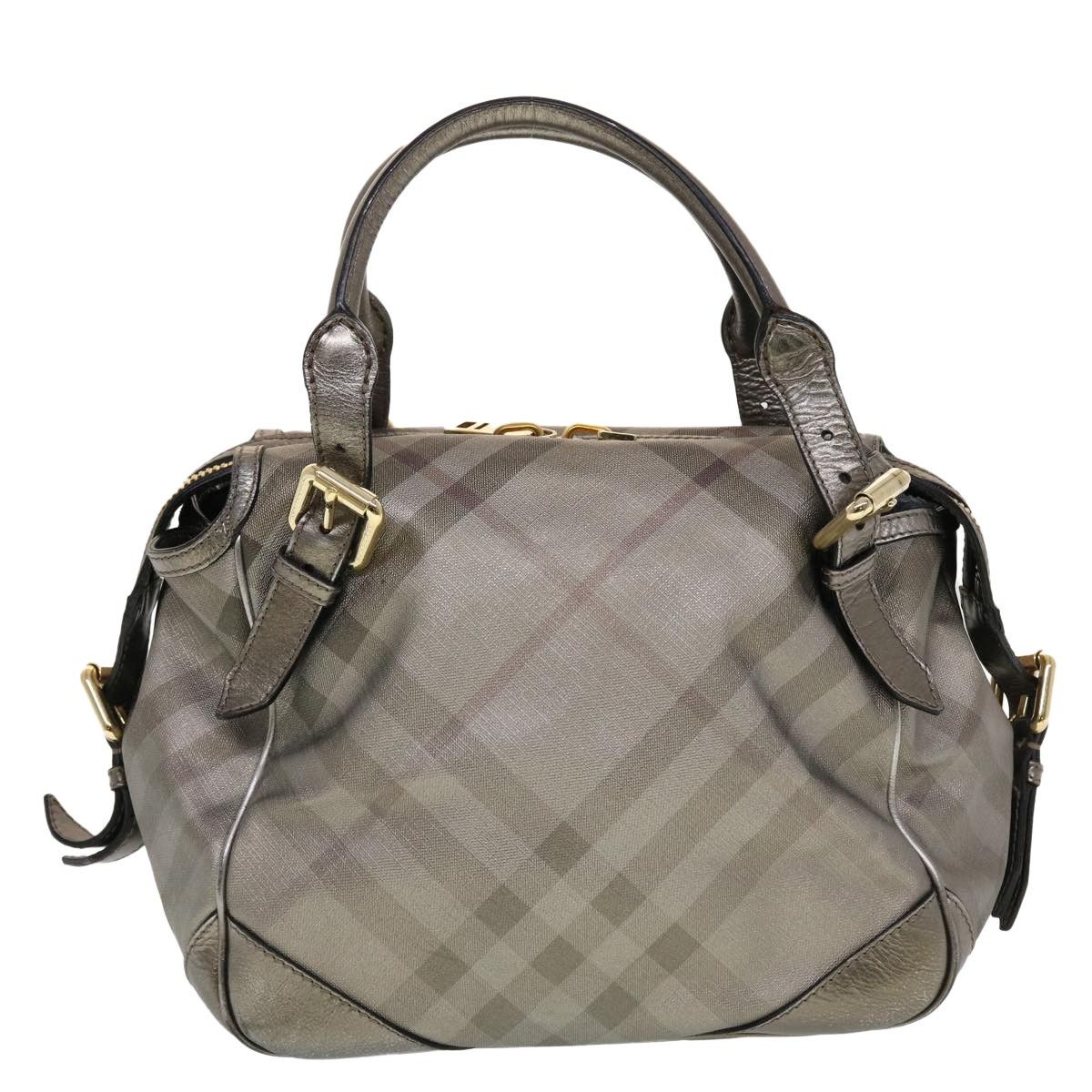 Burberry Silver Leather Shoulder Bag (Pre-Owned) Size ONE SIZE - 1 Thumbnail