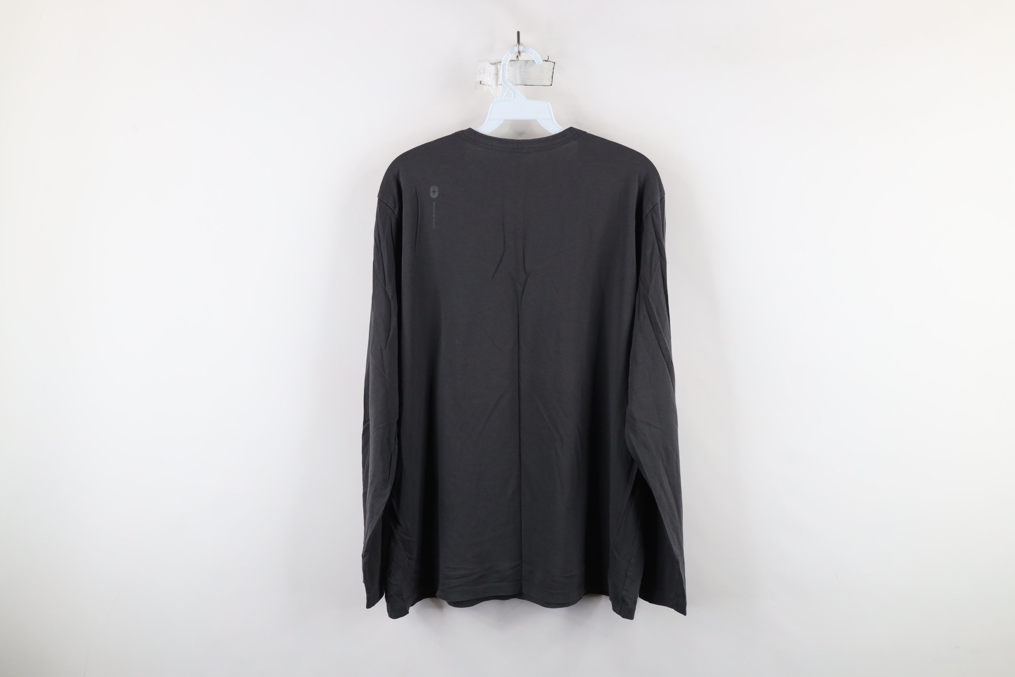 Vintage Figs Scrubs Pima Cotton Long Sleeve T-Shirt Dark Gray Size XL / US 12-14 / IT 48-50 - 12 Thumbnail