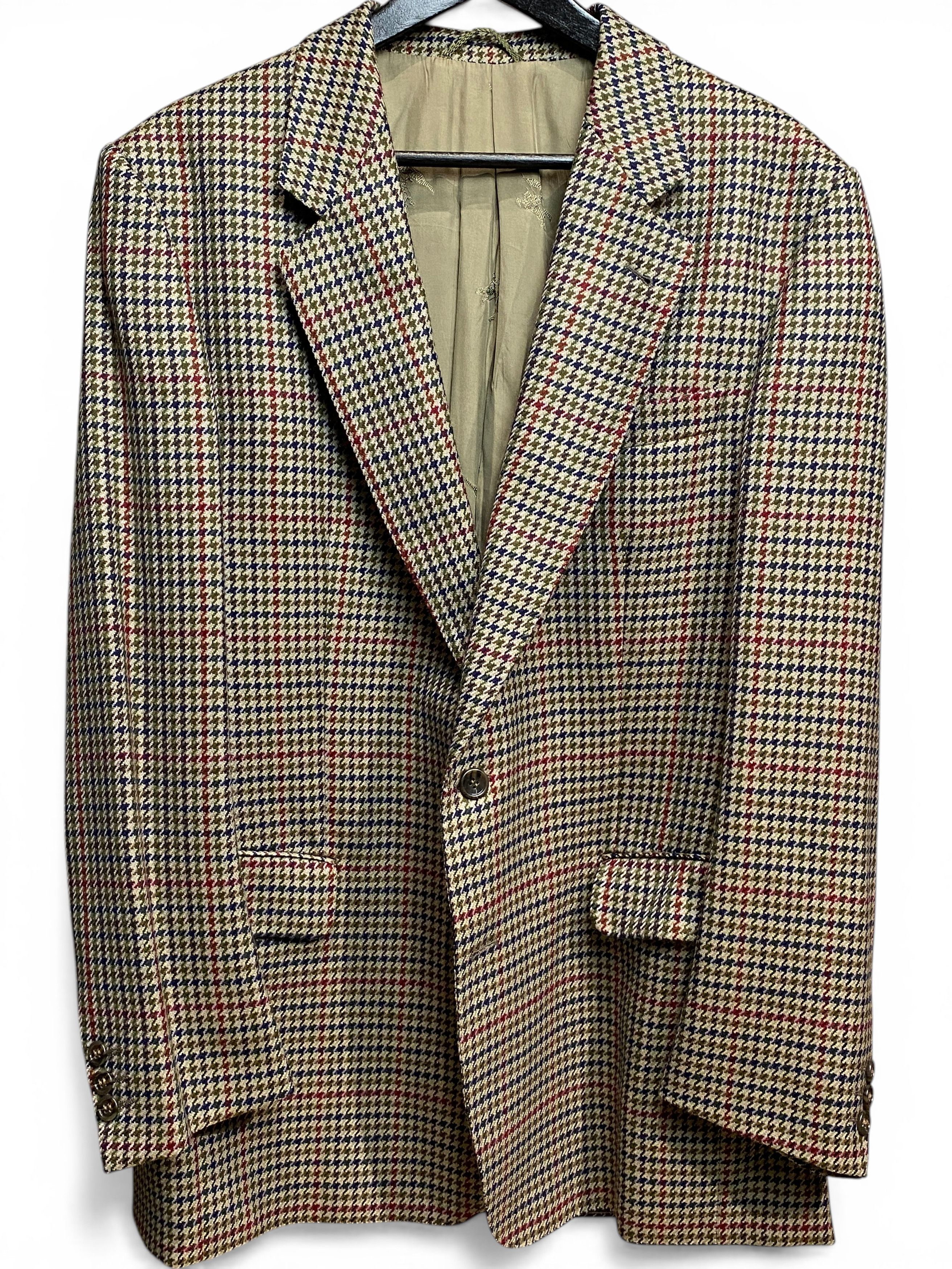 Burberry Burberry Multicolor Gun Club Check Wool Blazer Sport Jacket Size 42R - 3 Thumbnail