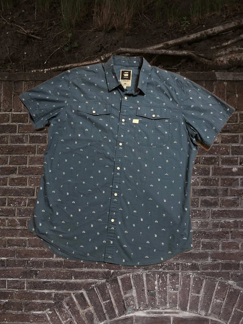 G-Star G Star Raw Vintage Mens Long Sleeve Shirt Size US XXL / EU 58 / 5 - 1 Thumbnail