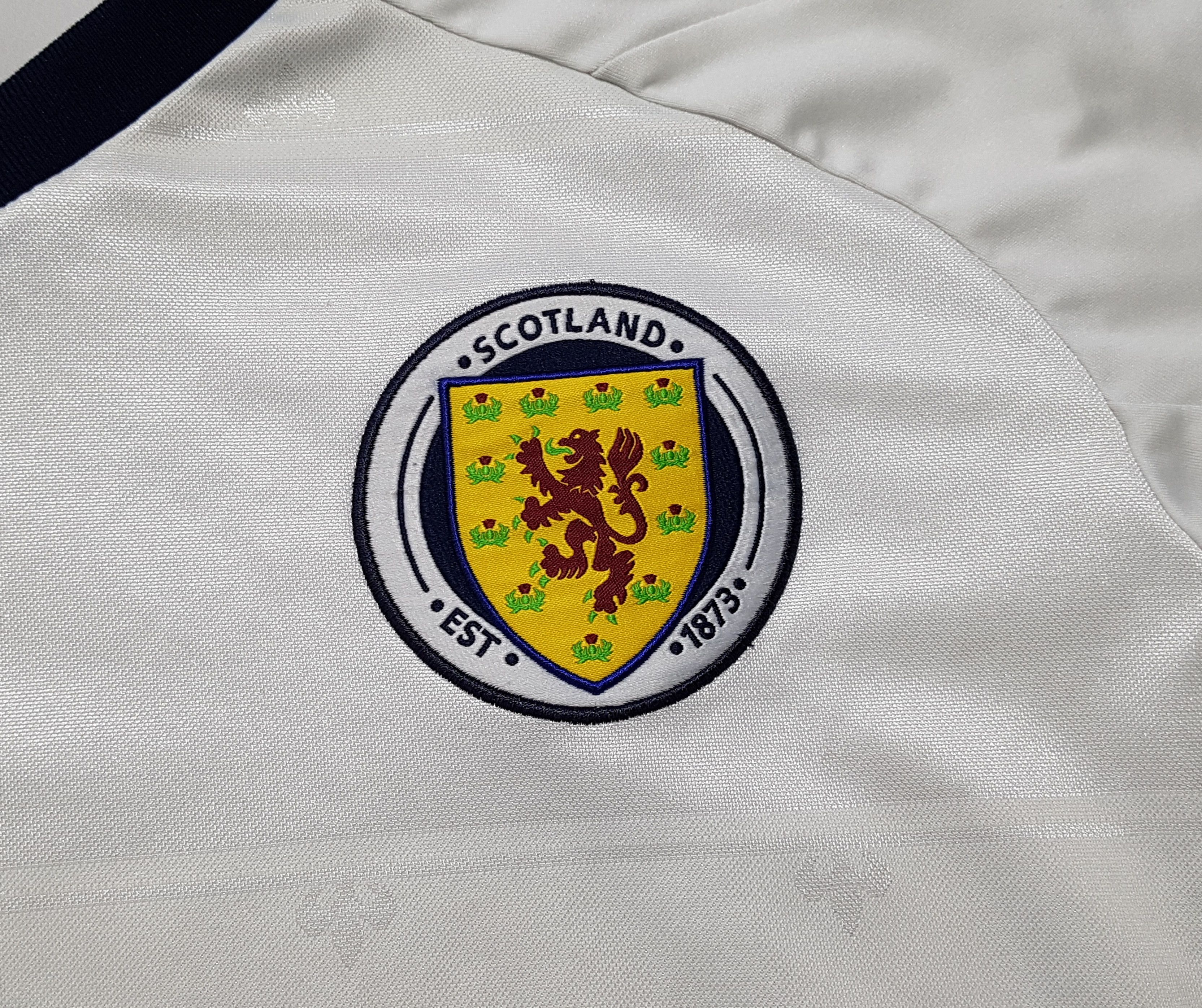 Adidas Adidas Scotland 2011 2013 National Team Soccer Jersey Shirt Size US L / EU 52-54 / 3 - 5 Thumbnail