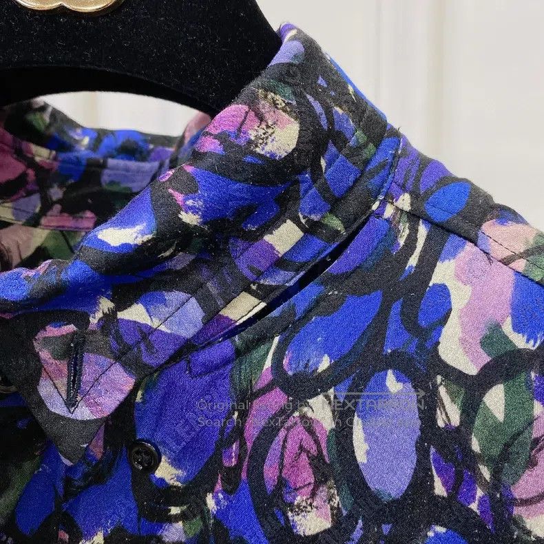 Balenciaga Balenciaga All-over Logo Patterned Shirt, Size 34 Size XXS / US 00 / IT 34 - 6 Thumbnail