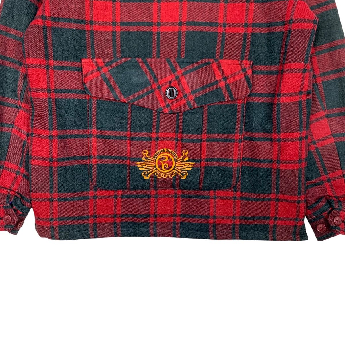 Japanese Brand ROLLING CRADLE Buffalo Check Pattern Work Jacket #2714-C122 Size US M / EU 48-50 / 2 - 9 Thumbnail